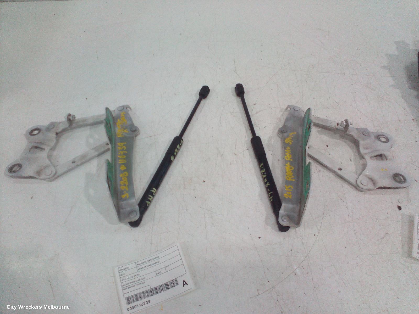 LAND ROVER RANGEROVER SPORT BONNET HINGE/STRUT, L494, 12/2013 - 04/2022 - Image 1