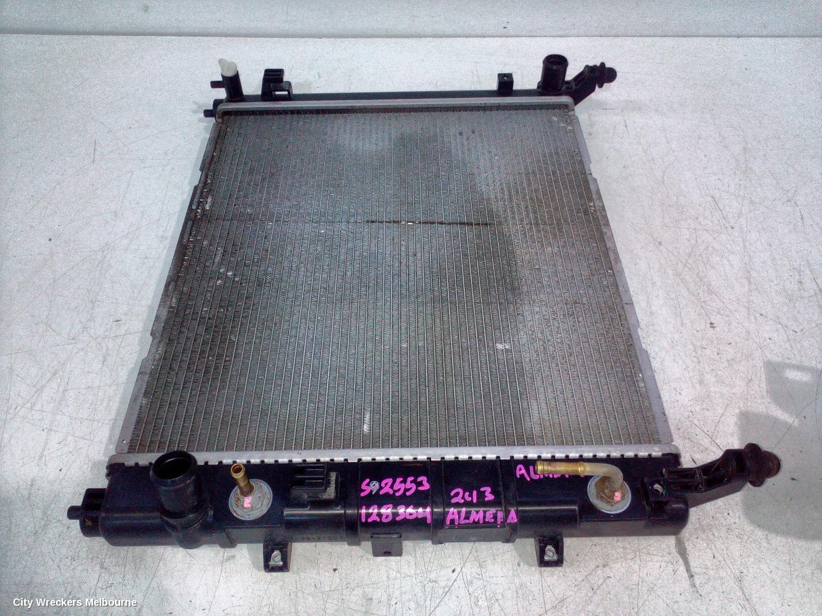 NISSAN ALMERA RADIATOR, AUTO, 1.5, PETROL, HR15, N17, 06/2012 - 07/2014 - Image 1