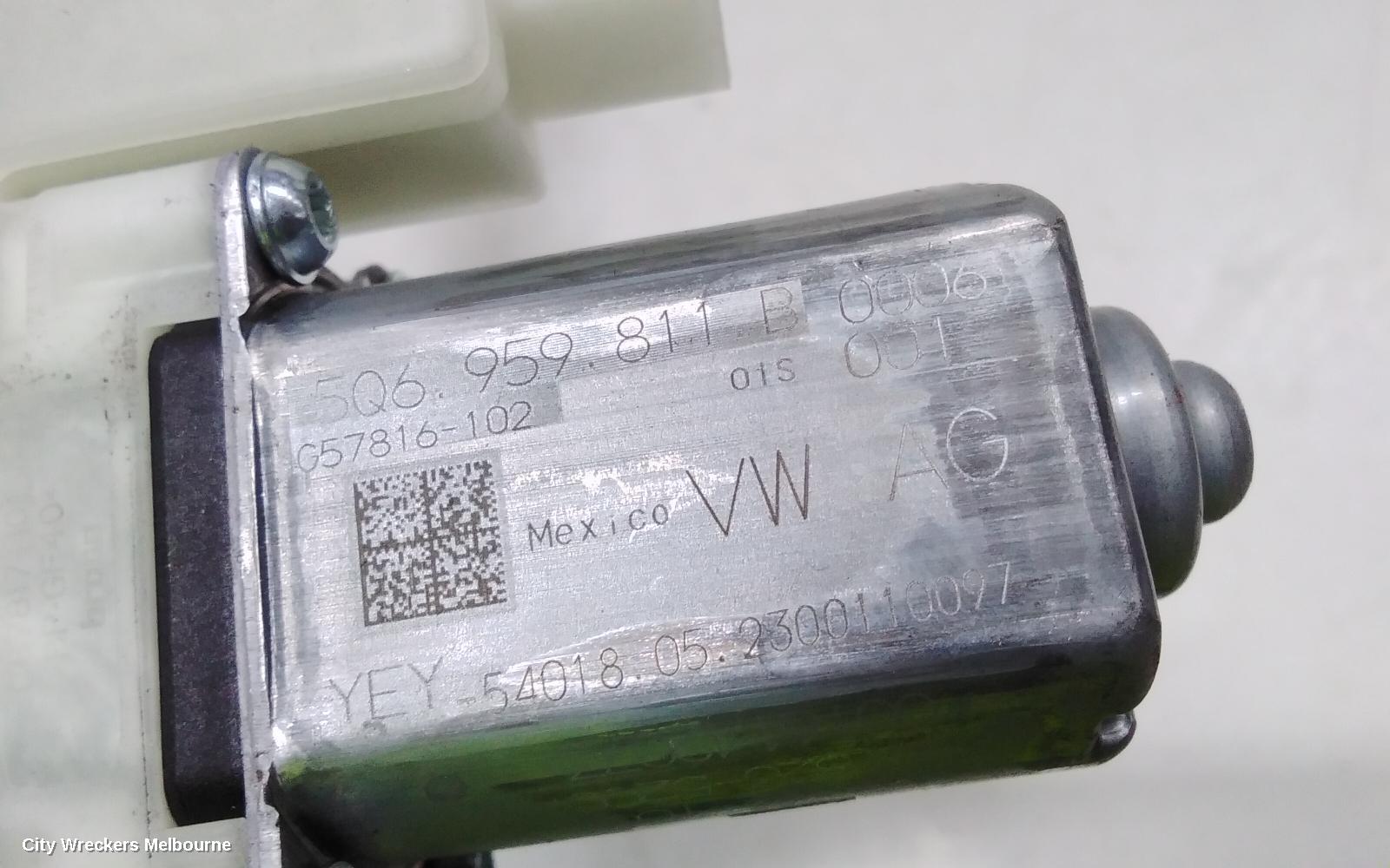 VOLKSWAGEN TIGUAN LEFT REAR WND REG/MOTOR, DOOR REG ASSY (REG AND MOTOR), 5NA, 06/2016 ONWARDS - Image 3