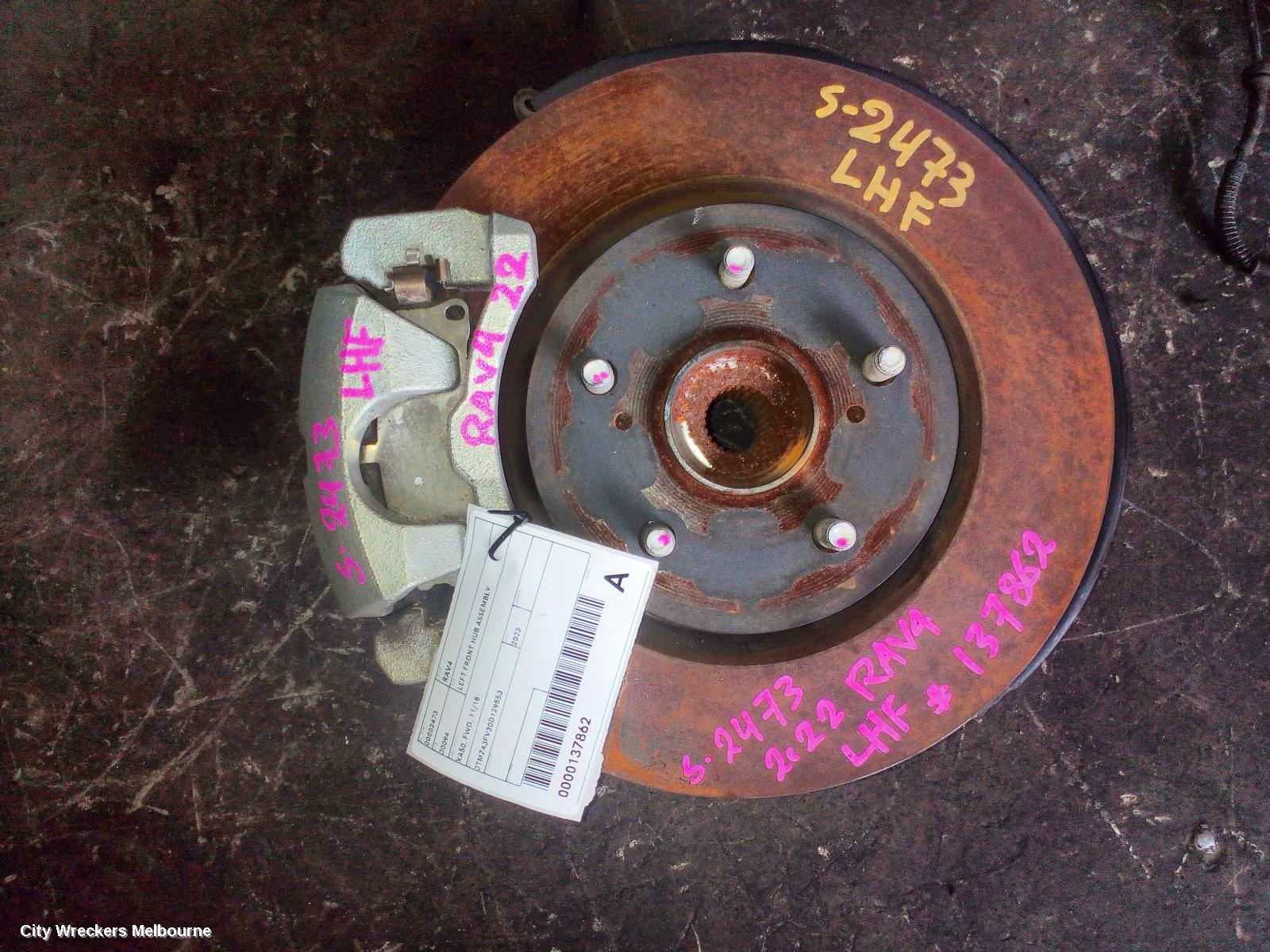 TOYOTA RAV4 LEFT FRONT HUB ASSEMBLY, XA50, FWD, 11/2018 ONWARDS - Image 1