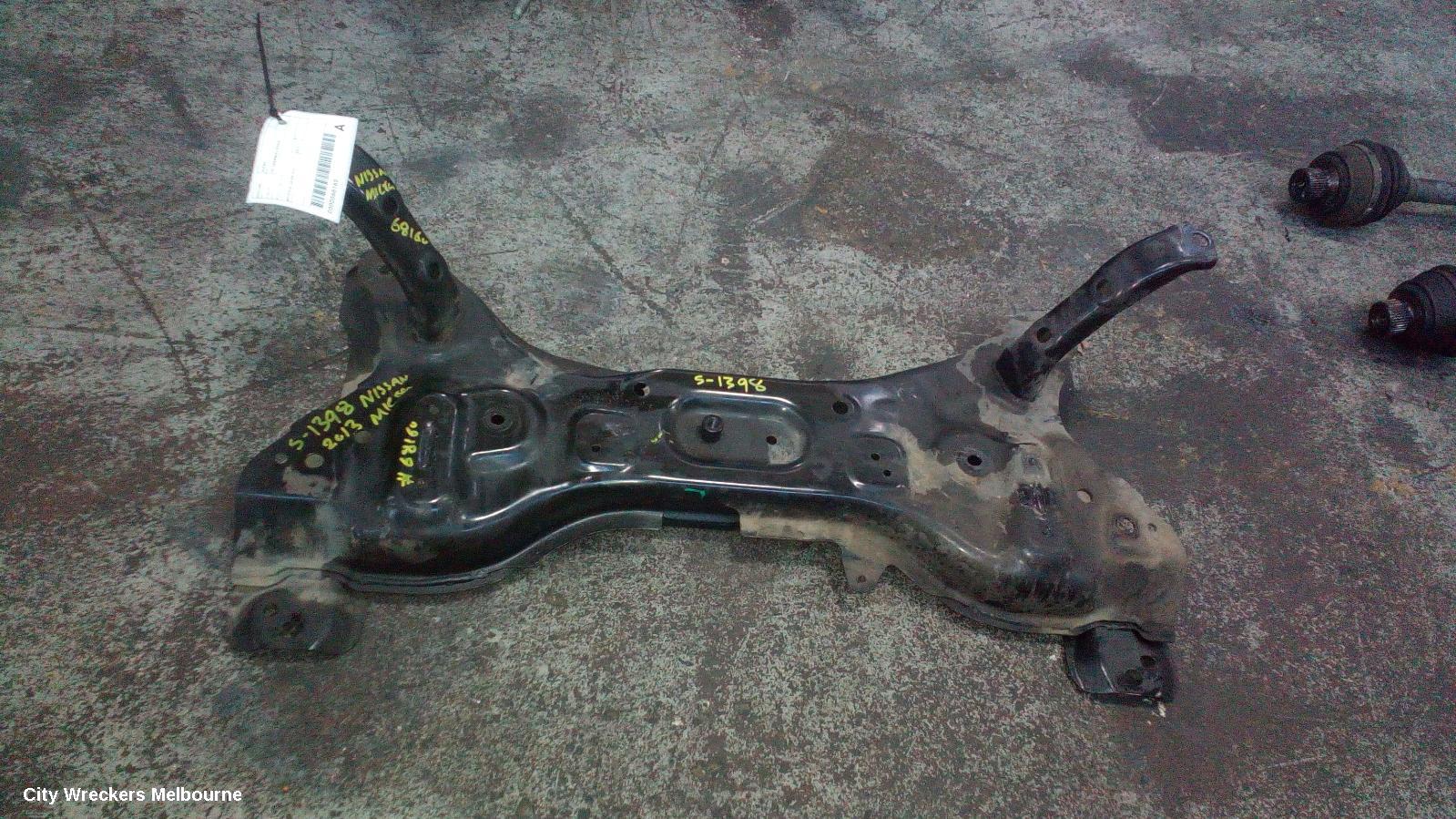 NISSAN MICRA FRT XMEMBER/CRADLE, K13, 11/2010 - 12/2016 - Image 1
