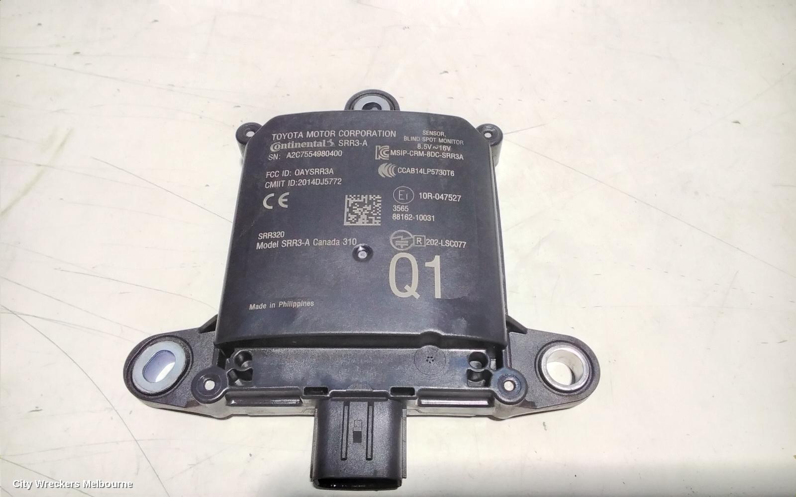 TOYOTA C-HR, GEN 1, 12/2016 - 09/2023, RHR BLIND SPOT MODULE : 91253 - Image 1