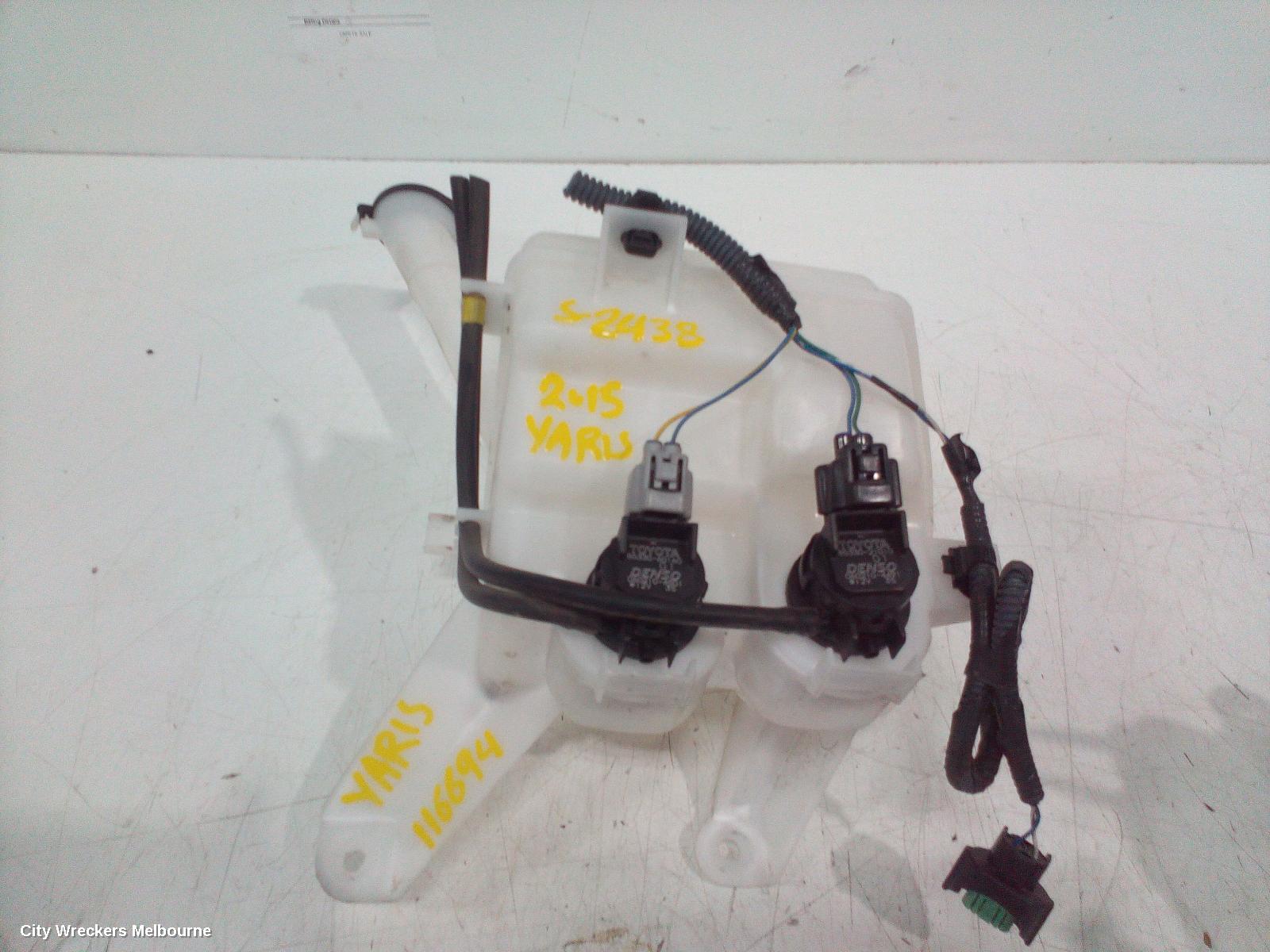 TOYOTA YARIS WASHER BOTTLE, NCP13#, HATCH, 08/2011 - 12/2019 - Image 1