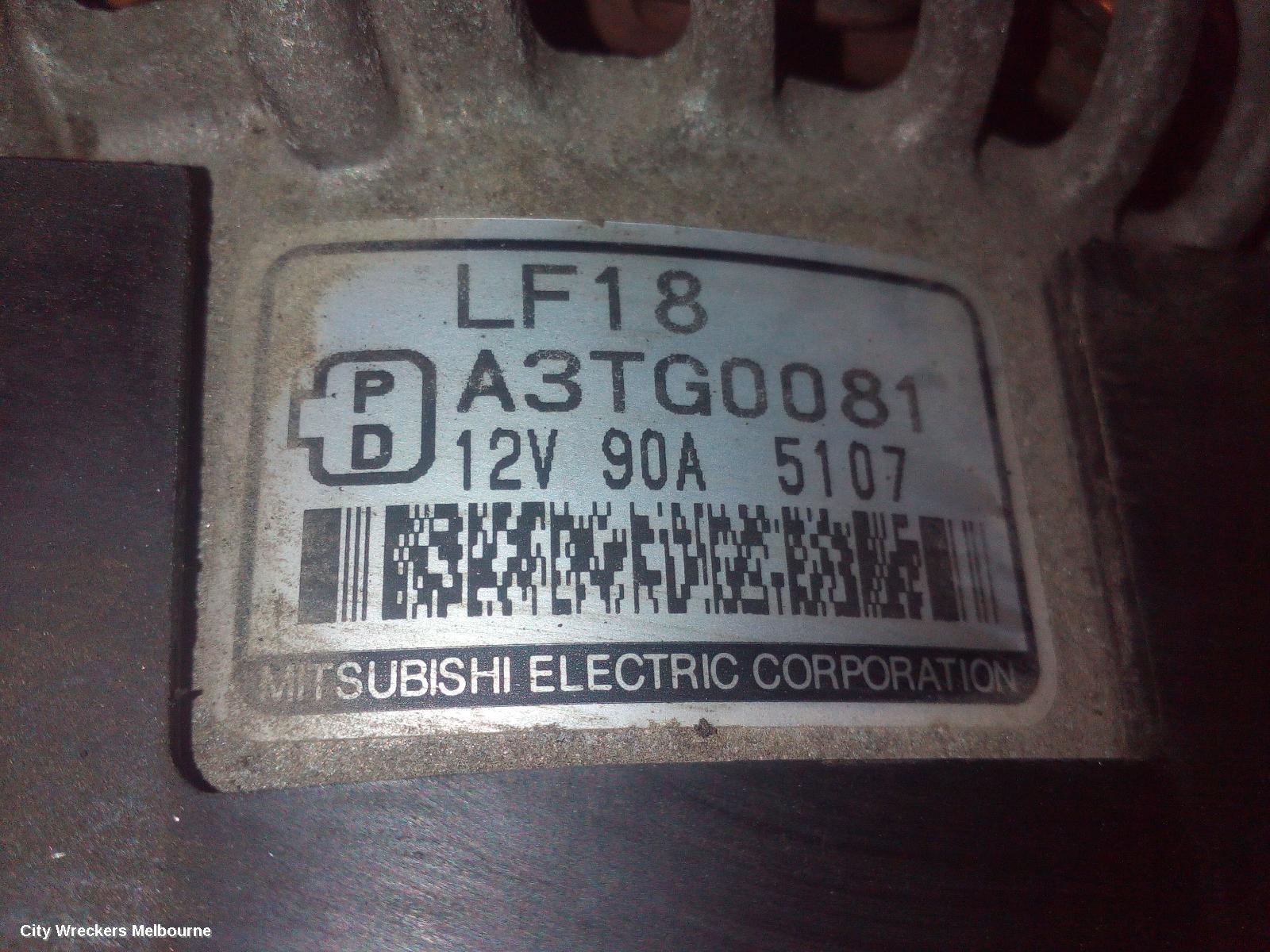 MAZDA 6 ALTERNATOR, PETROL, 2.3, 3 PIN TYPE, GG/GY, 06/2005 - 02/2008 - Image 2