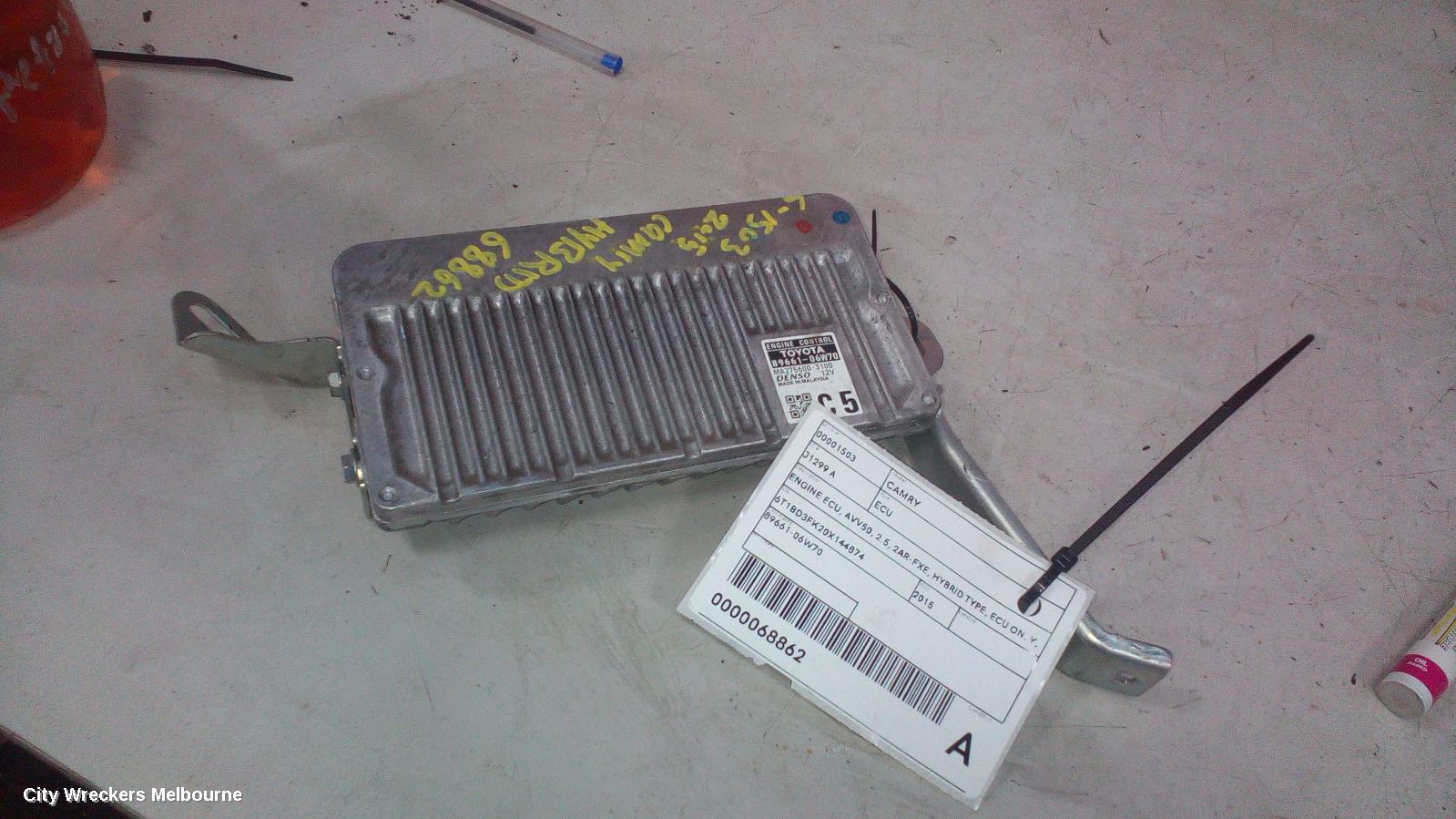 TOYOTA CAMRY ECU, ENGINE ECU, AVV50, 2.5, 2AR-FXE, HYBRID TYPE, ECU ONLY, 12/2011 - 10/2017 - Image 2