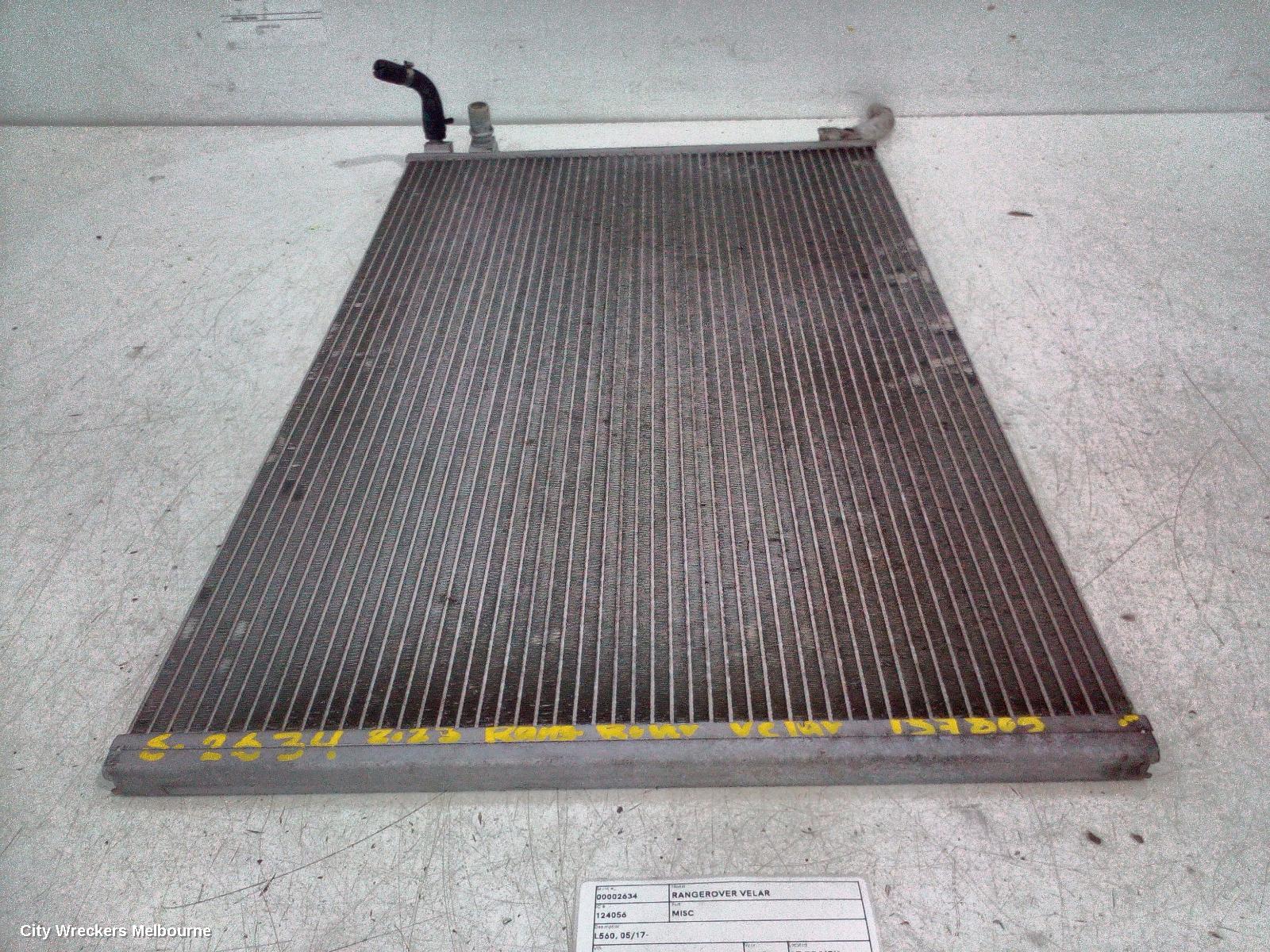 LAND ROVER RANGEROVER VELAR, L560, 05/2017 ONWARDS, GX73-8K230-BB  RADIATOR: 137805 - Image 1