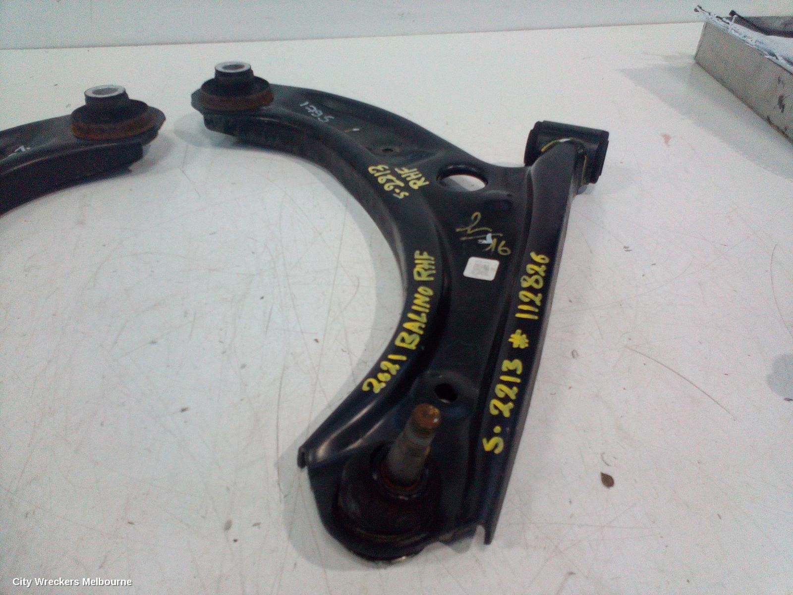 SUZUKI BALENO RIGHT FRONT LOWER CONTROL ARM, EW, 04/2016 - 12/2022 - Image 1