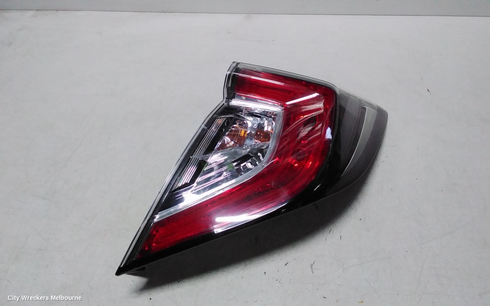 HONDA CIVIC RIGHT TAILLIGHT, IN BODY, HATCH, 10TH GEN, LED TYPE, 02/2017 - 08/2021 - Image 1