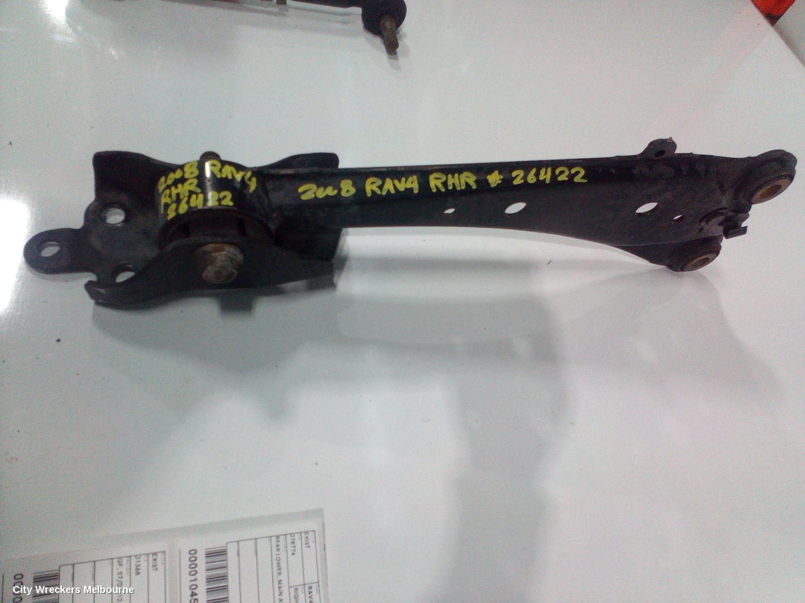 TOYOTA RAV4 RIGHT REAR TRAILING ARM, REAR LOWER, MAIN ARM (SIDE TO SIDE), ACA33, 11/2005 - 11/2012 - Image 2