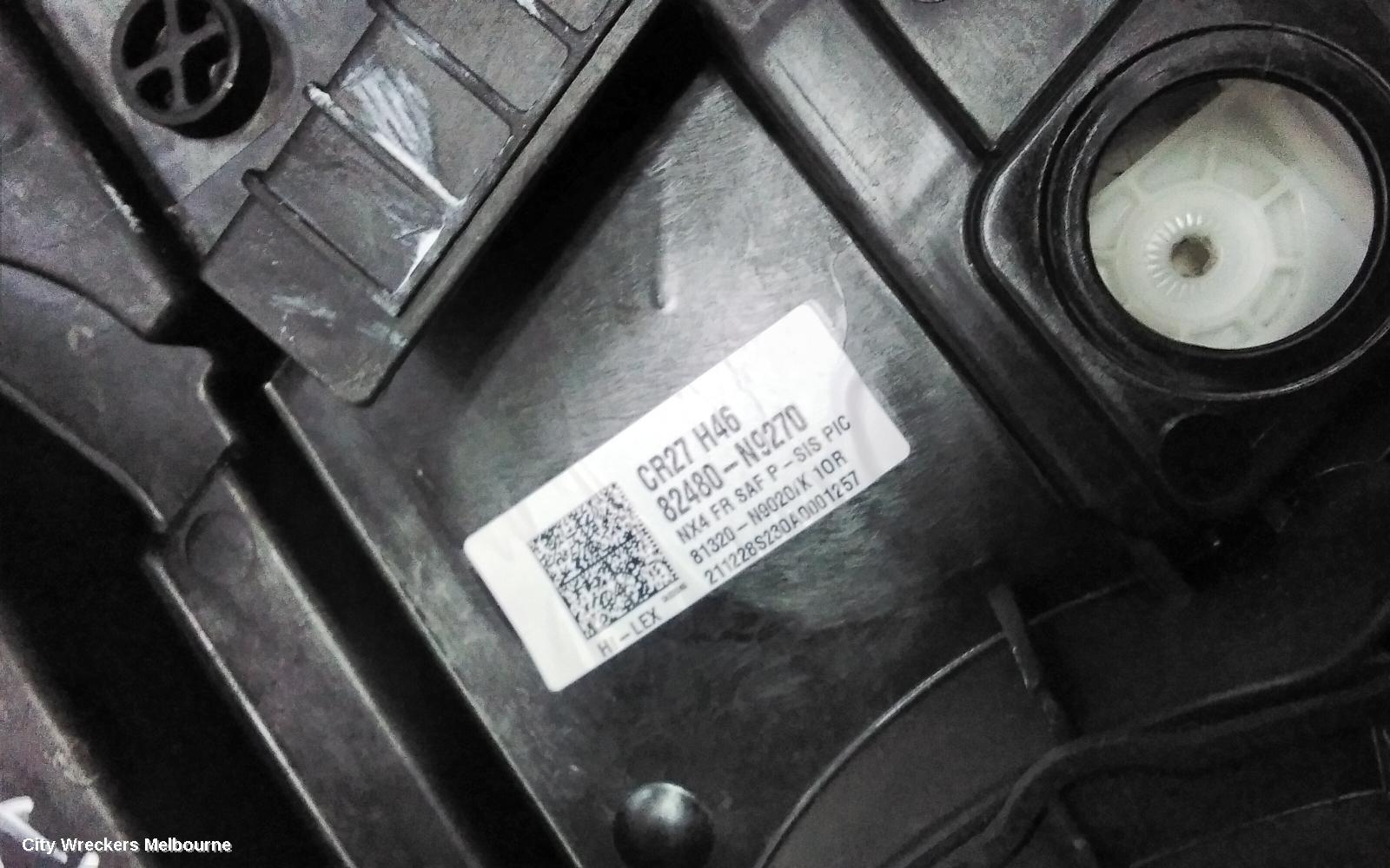 HYUNDAI TUCSON RIGHT FRONT WINDOW REG/MOTOR, NX4, DOOR REG ASSY (REG AND MOTOR), 02/2021 ONWARDS - Image 3