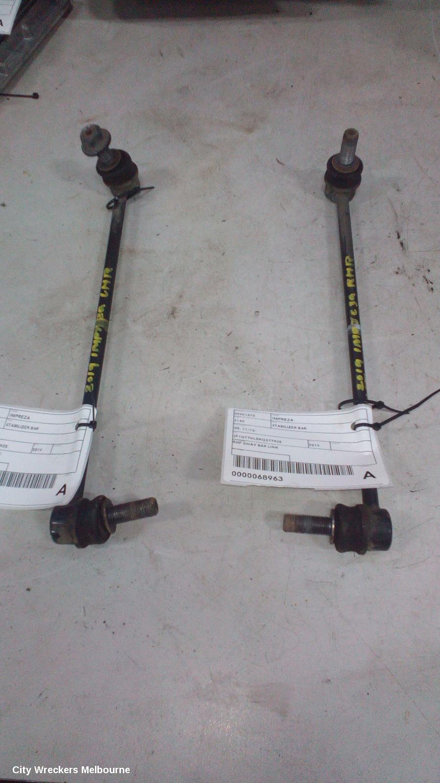 SUBARU IMPREZA STABILISER BAR, G5, FRONT, 11/2016 - 09/2023 - Image 2