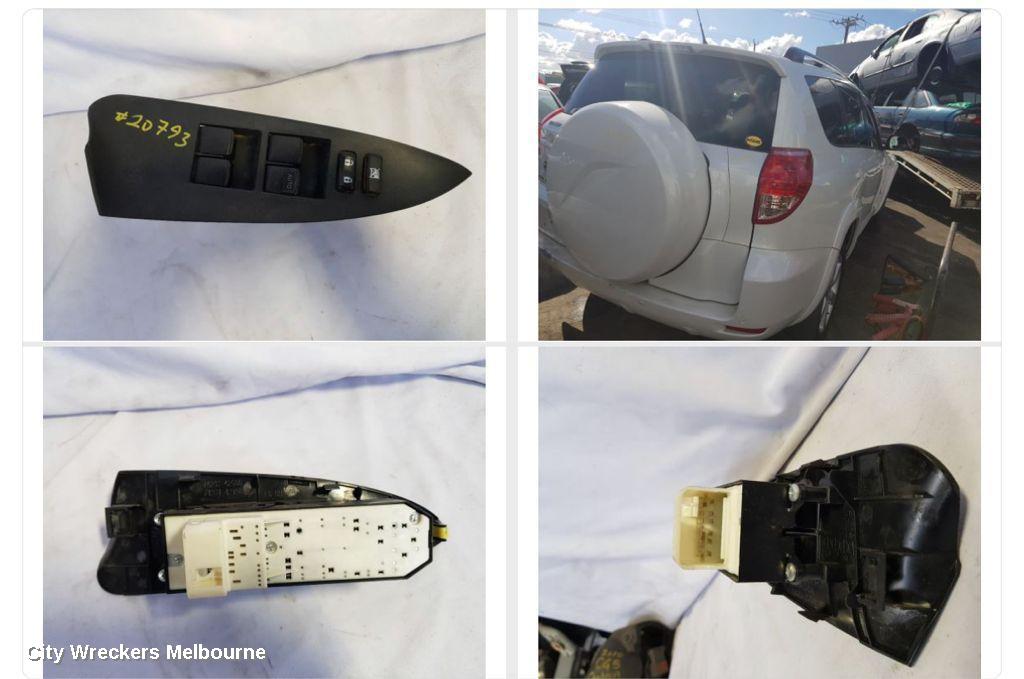TOYOTA RAV4 PWR DR WIND SWITCH, RH FRONT (MASTER SWITCH), ACA33, 10/2007 - 11/2012 - Image 1