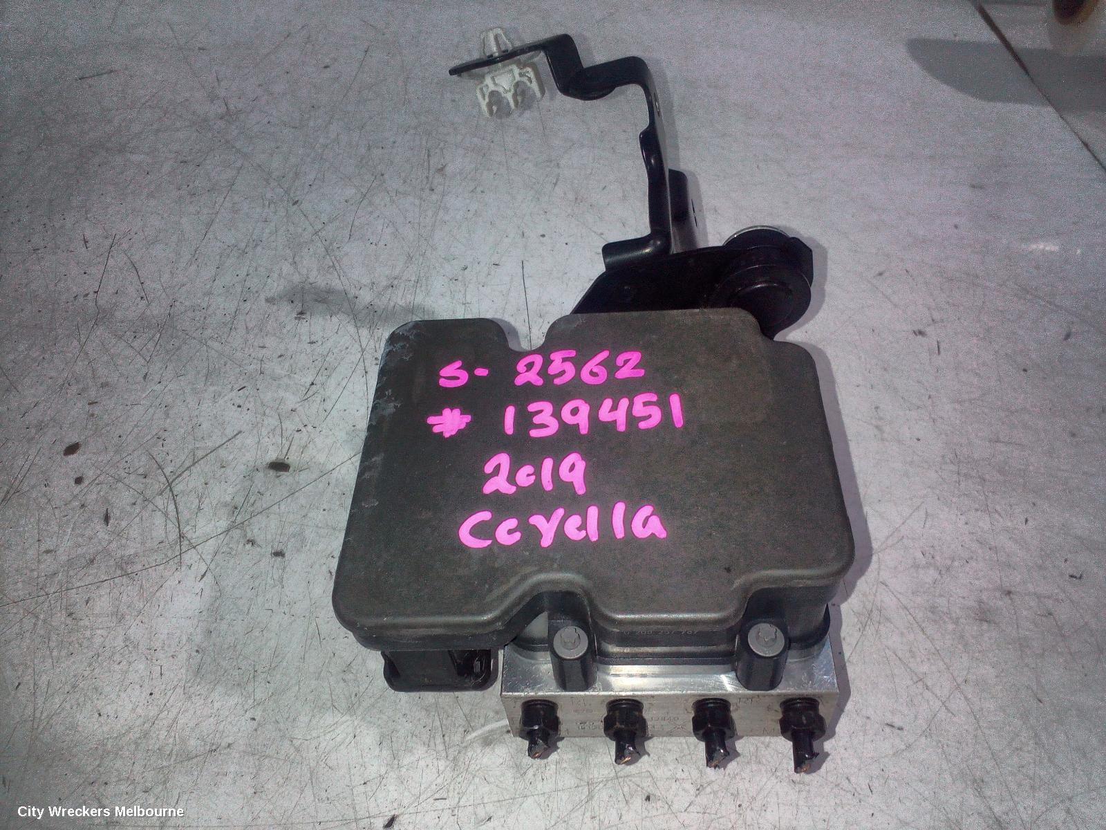 TOYOTA COROLLA ABS PUMP/MODULATOR, MZEA12R, NON HYBRID, P/N 4454012840, 07/2018 ONWARDS - Image 1
