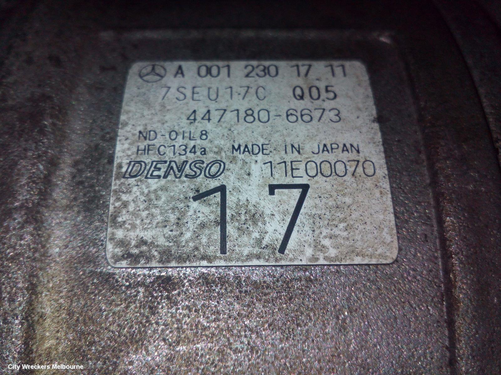 MERCEDES VITO A/C COMPRESSOR, 639, 2.1, DIESEL, P/N A0012301711, 05/2004 - 01/2011 - Image 3