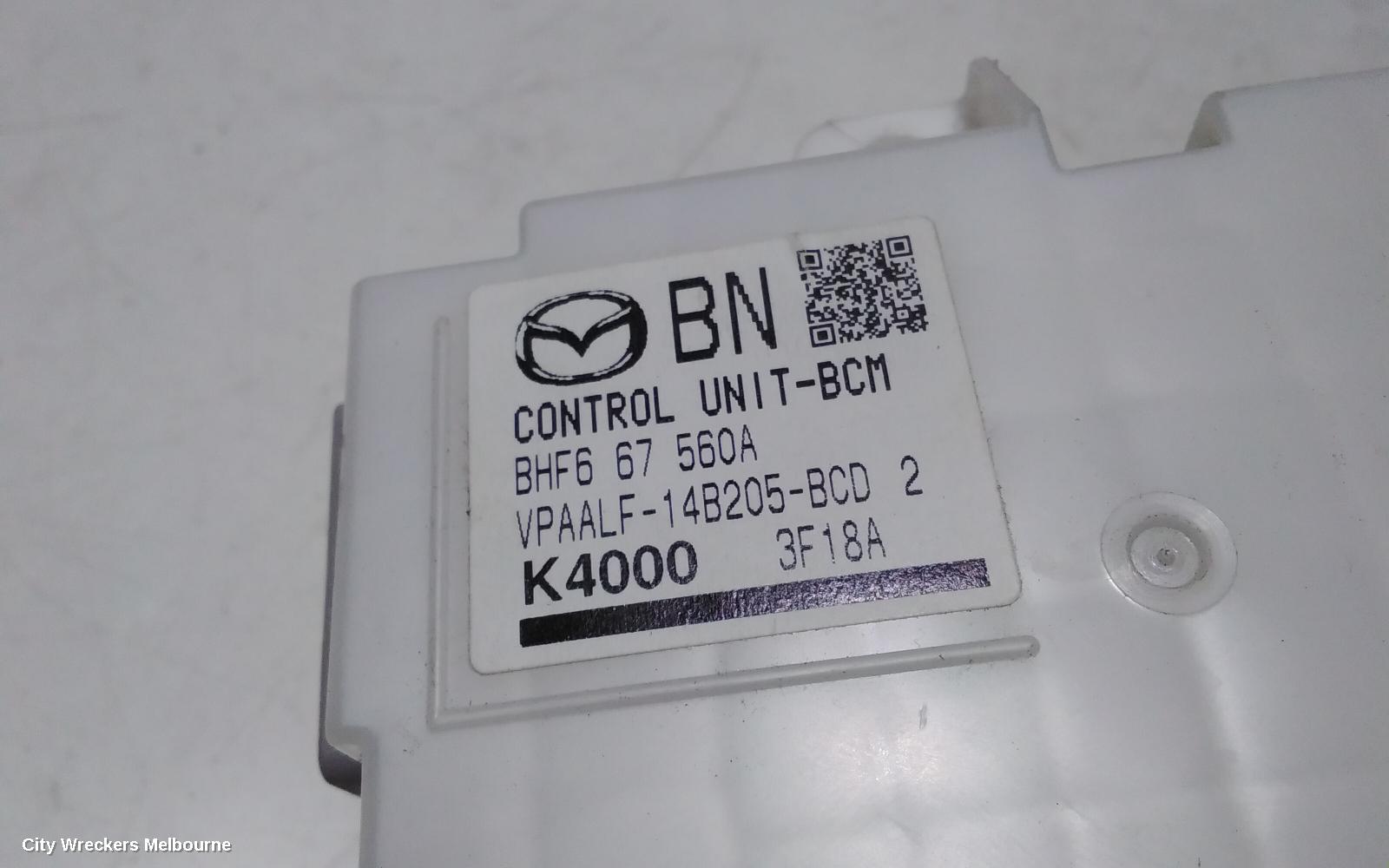 MAZDA 3 ECU, BCM, PETROL, BL, P/N BHF667560A, 12/2009 - 10/2013 - Image 2