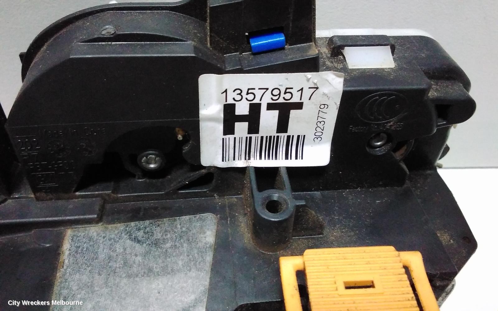 HOLDEN COMMODORE DOOR/BOOT/GATE LOCK, RIGHT FRONT DOOR LOCK, VF, NON KEYLESS ENTRY, 05/2013 - 12/2017 - Image 3