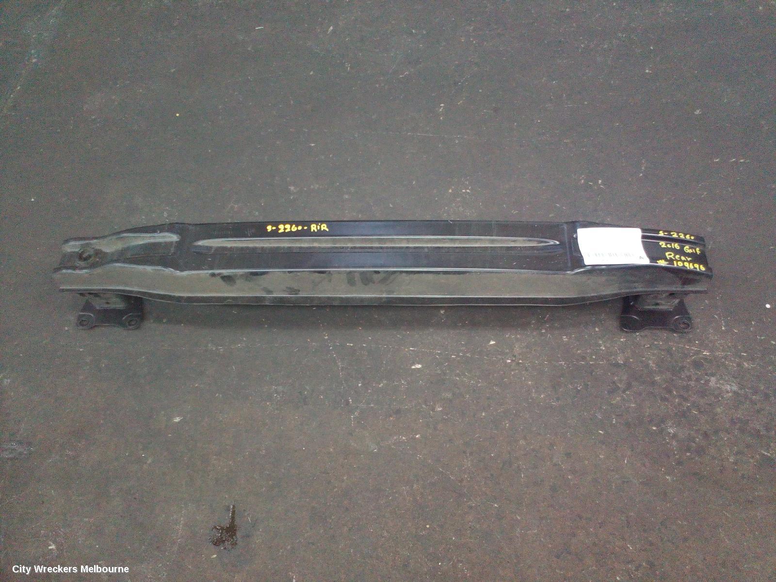 VOLKSWAGEN GOLF R/BAR BRACKET/REINFO, MAIN REINFORCEMENT, GEN 7, HATCH, 12/2012 - 08/2020 - Image 1