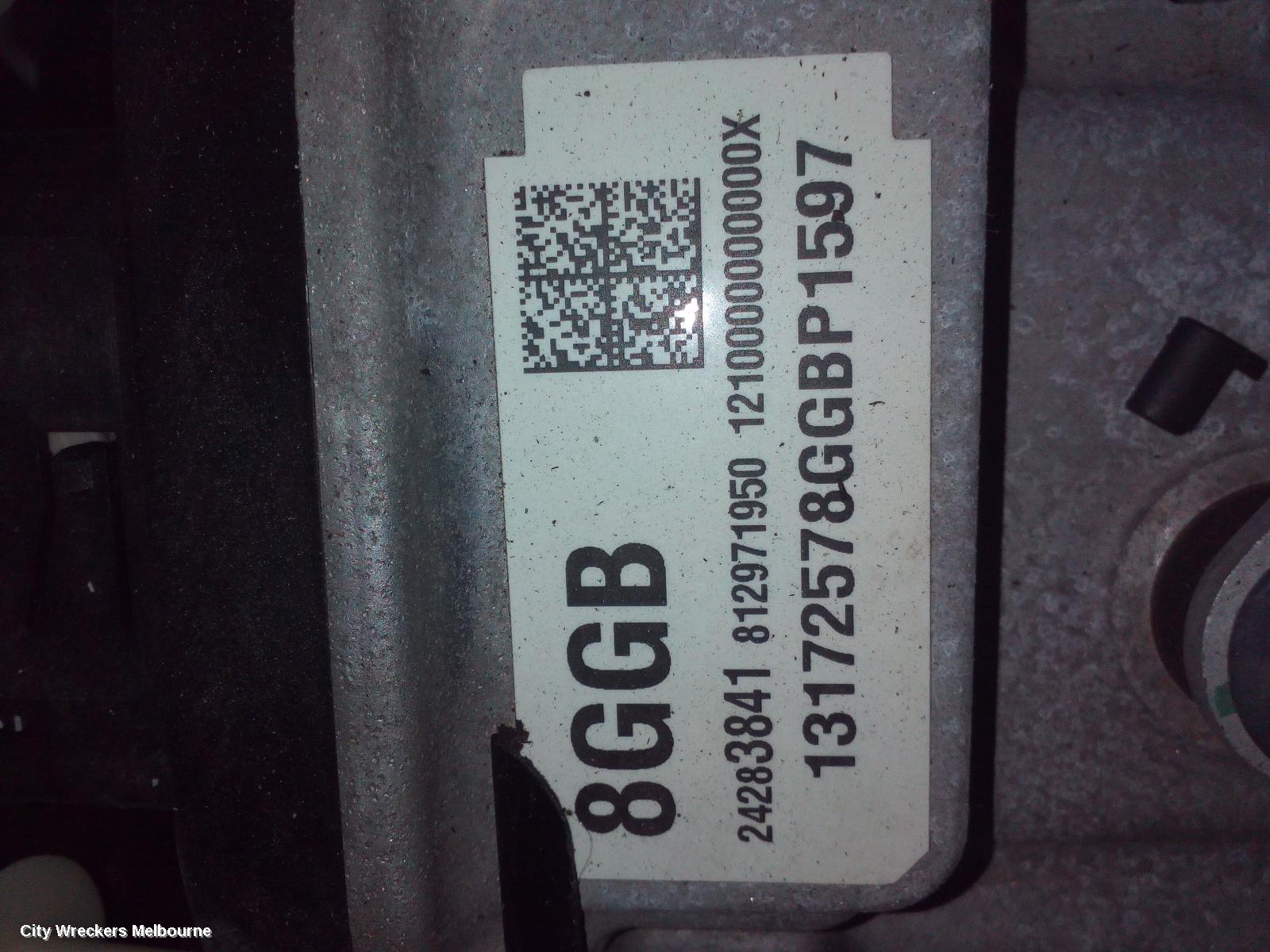 HOLDEN COMMODORE TRANS/GEARBOX, AUTO, AWD, PETROL, 3.6, 9 SPEED, ZB, 10/2017 - 12/2020 - Image 1