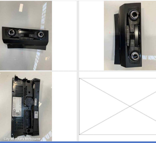 AUDI A4 HEATER/AC CONTROLS, THREE ZONE CLIMATE CONTROL, B8 8K, NON HEATED TYPE, 07/2012 - 01/2016 - Image 1