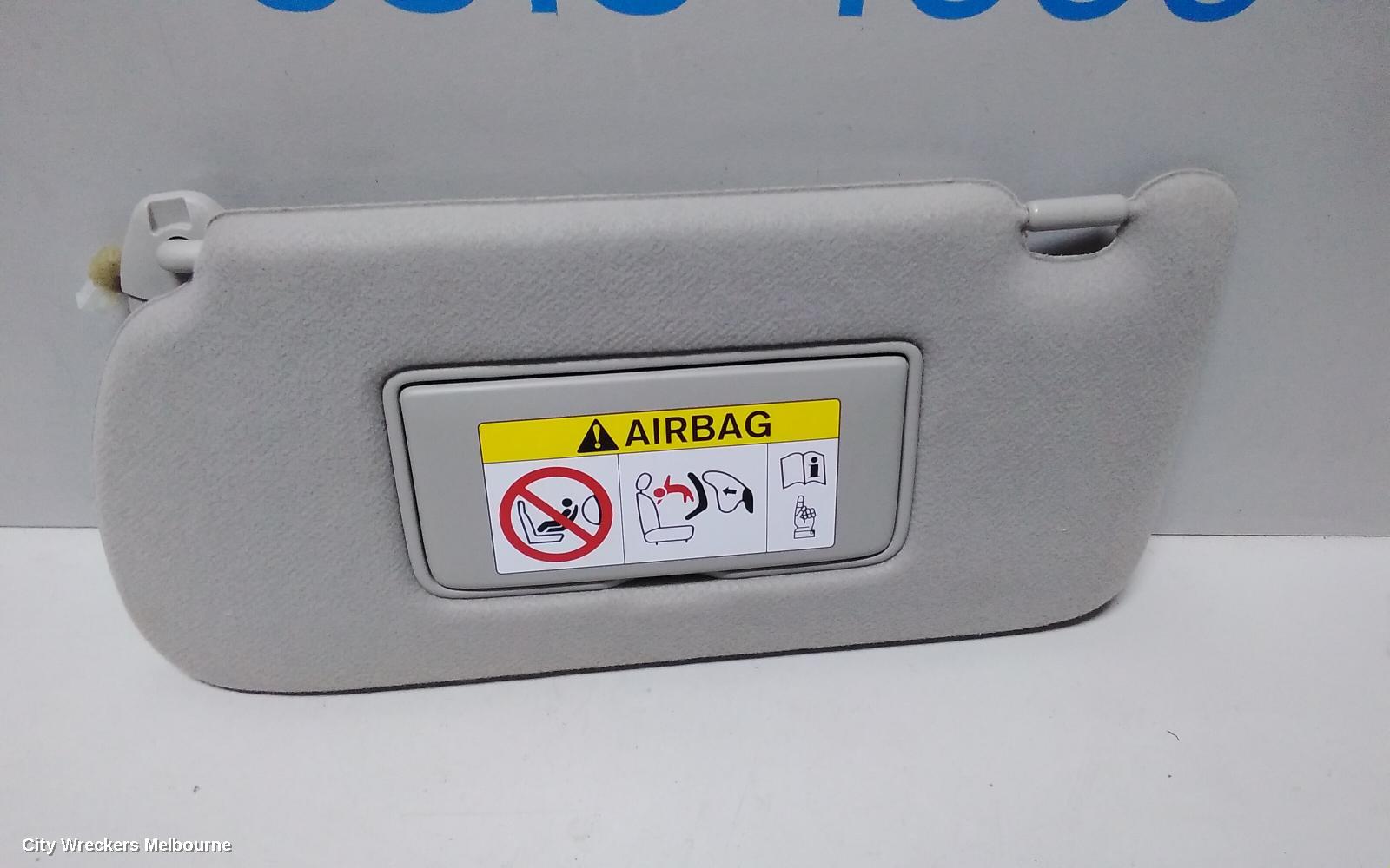 NISSAN NAVARA SUNVISOR, NP300, LH SIDE, CLOTH, BEIGE, W/ MIRROR & COURTESY LIGHT TYPE, 05/2015 ONWARDS - Image 2