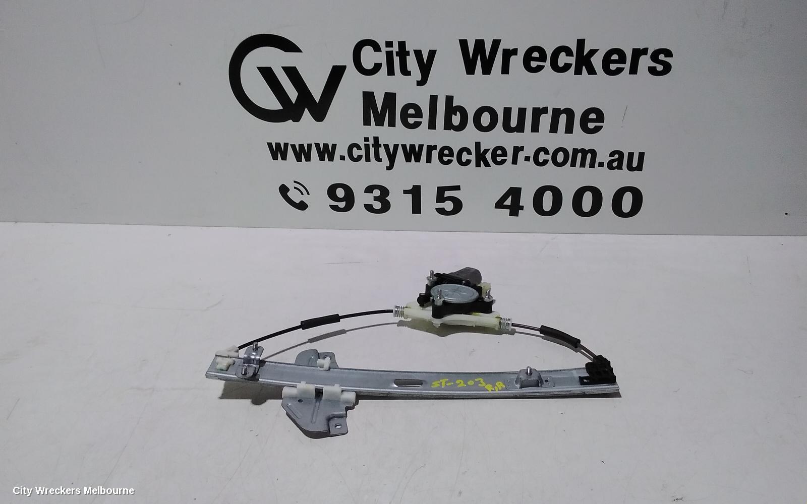 KIA RIO RIGHT REAR WND REG/MOTOR, UB, DOOR REG ASSY (REG AND MOTOR), 5DR HATCH, 08/2011 - 11/2016 - Image 1