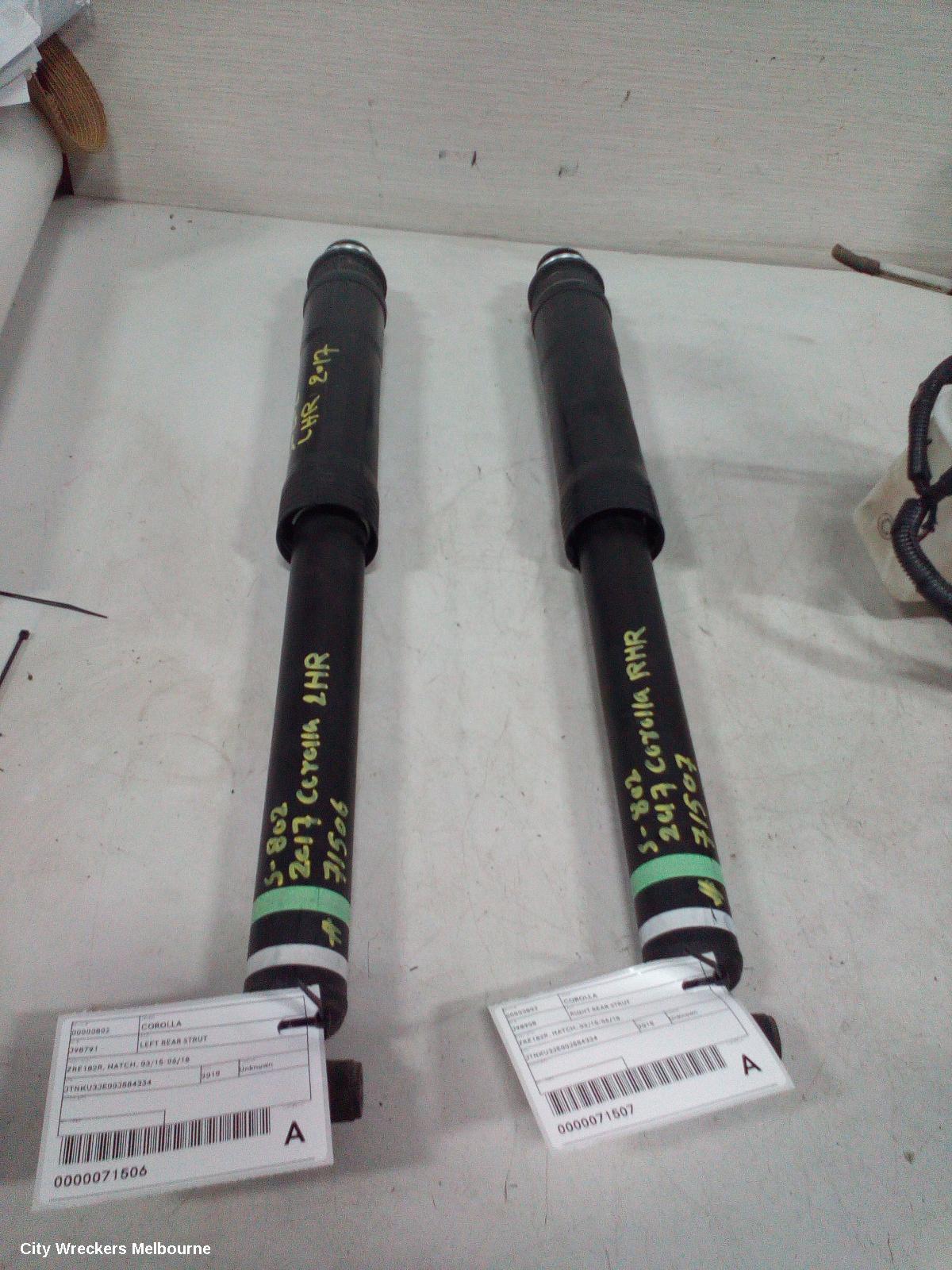 TOYOTA COROLLA RIGHT REAR STRUT, ZRE182R, HATCH, 03/2015 - 06/2018 - Image 2