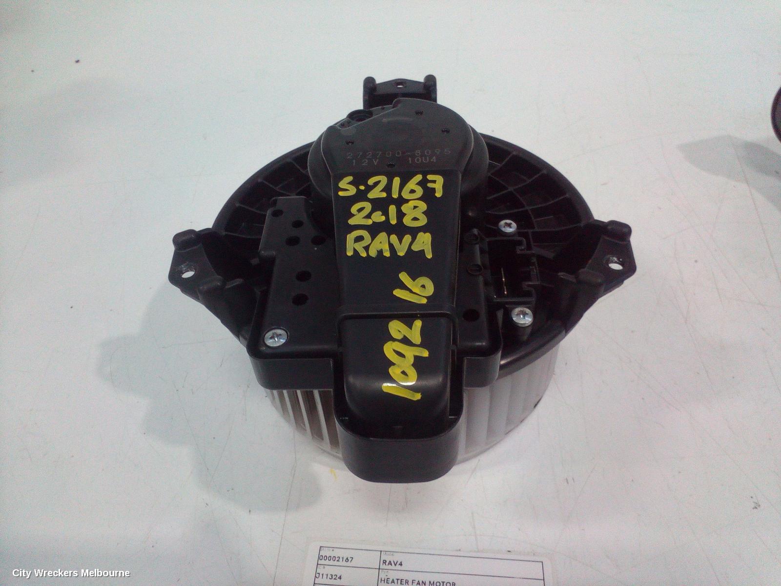TOYOTA RAV4 HEATER FAN MOTOR, XA40, CLIMATE CONTROL TYPE, 3 PIN, 12/2012 - 11/2018 - Image 1