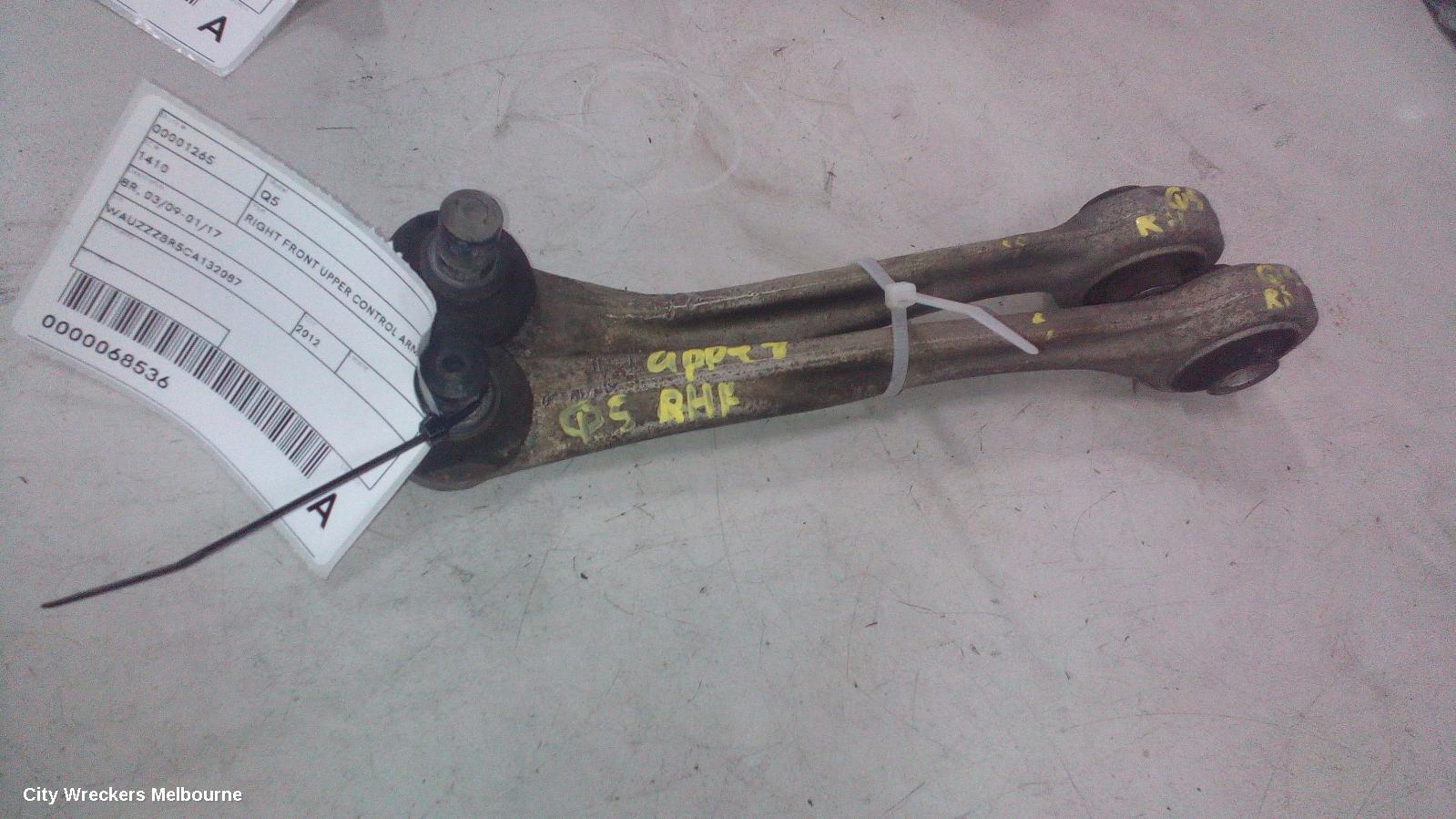 AUDI Q5 RIGHT FRONT UPPER CONTROL ARM, FRONT, 8R, 03/2009 - 01/2017 - Image 1