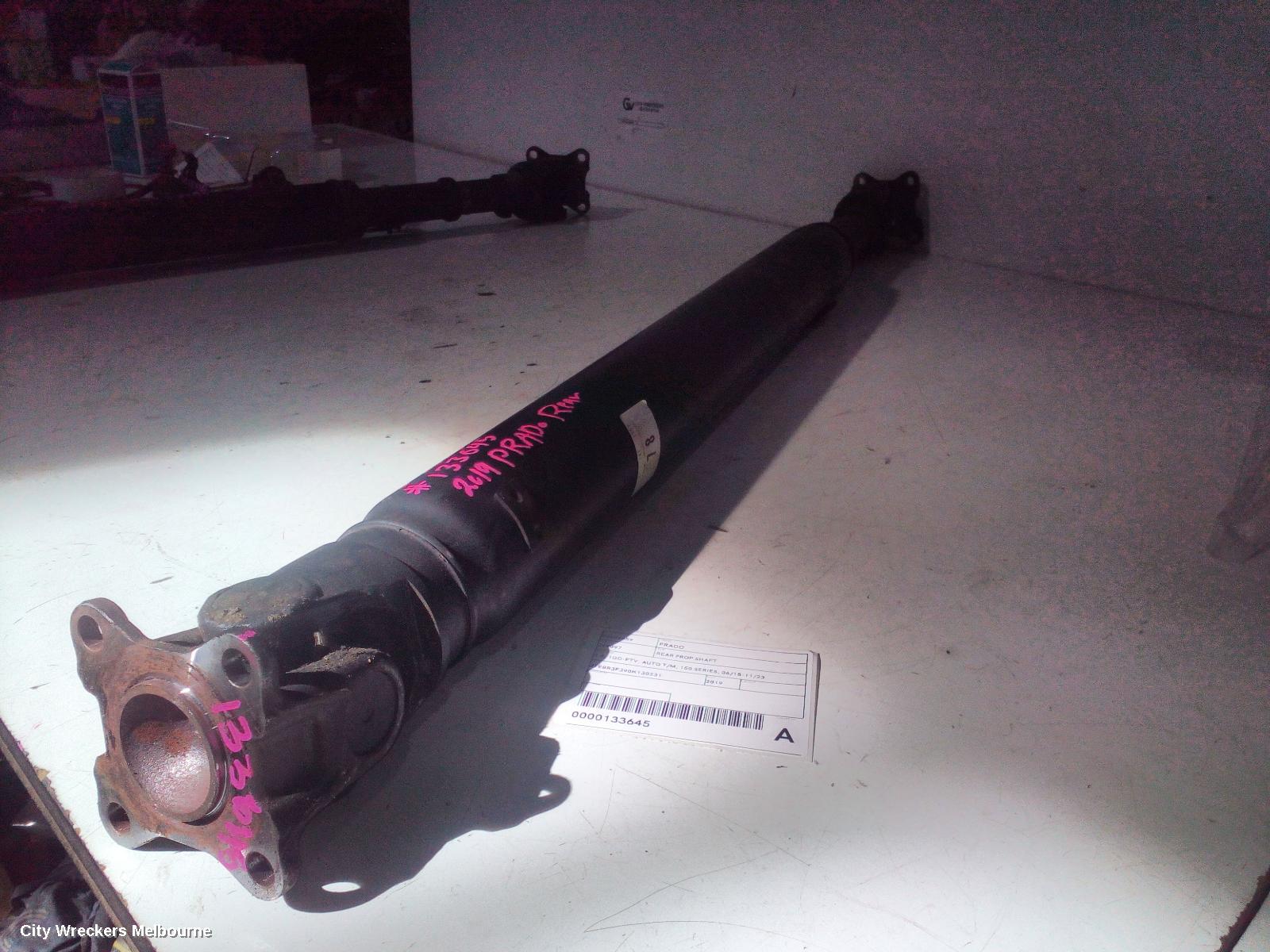 TOYOTA PRADO REAR DRIVE SHAFT, 150 SERIES, DIESEL, 2.8, 1GD-FTV, AUTO T/M, 06/2015 - 11/2023 - Image 3