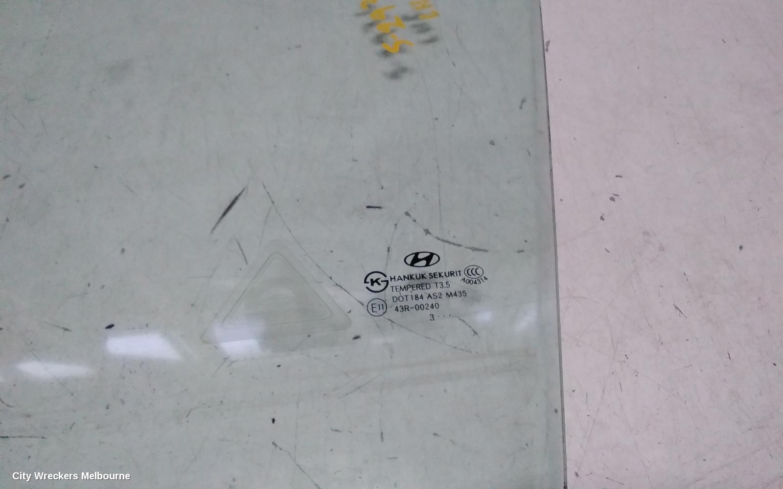 HYUNDAI VELOSTER LEFT FRONT DOOR WINDOW, FS, 10/2011 - 02/2018 - Image 3