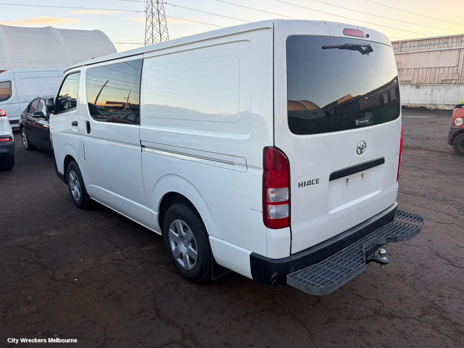 TOYOTA HIACE LEFT FRONT DOOR WINDOW, TRH/KDH, 01/2005 - 04/2019 - Image 1