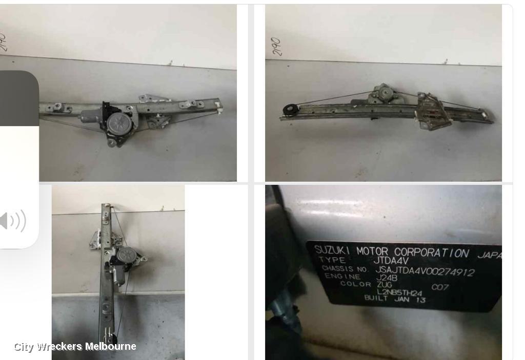SUZUKI VITARA RIGHT FRONT WINDOW REG/MOTOR, GRAND VITARA, JB-JT, CABLE TYPE, 04/2005 - 12/2018 - Image 1