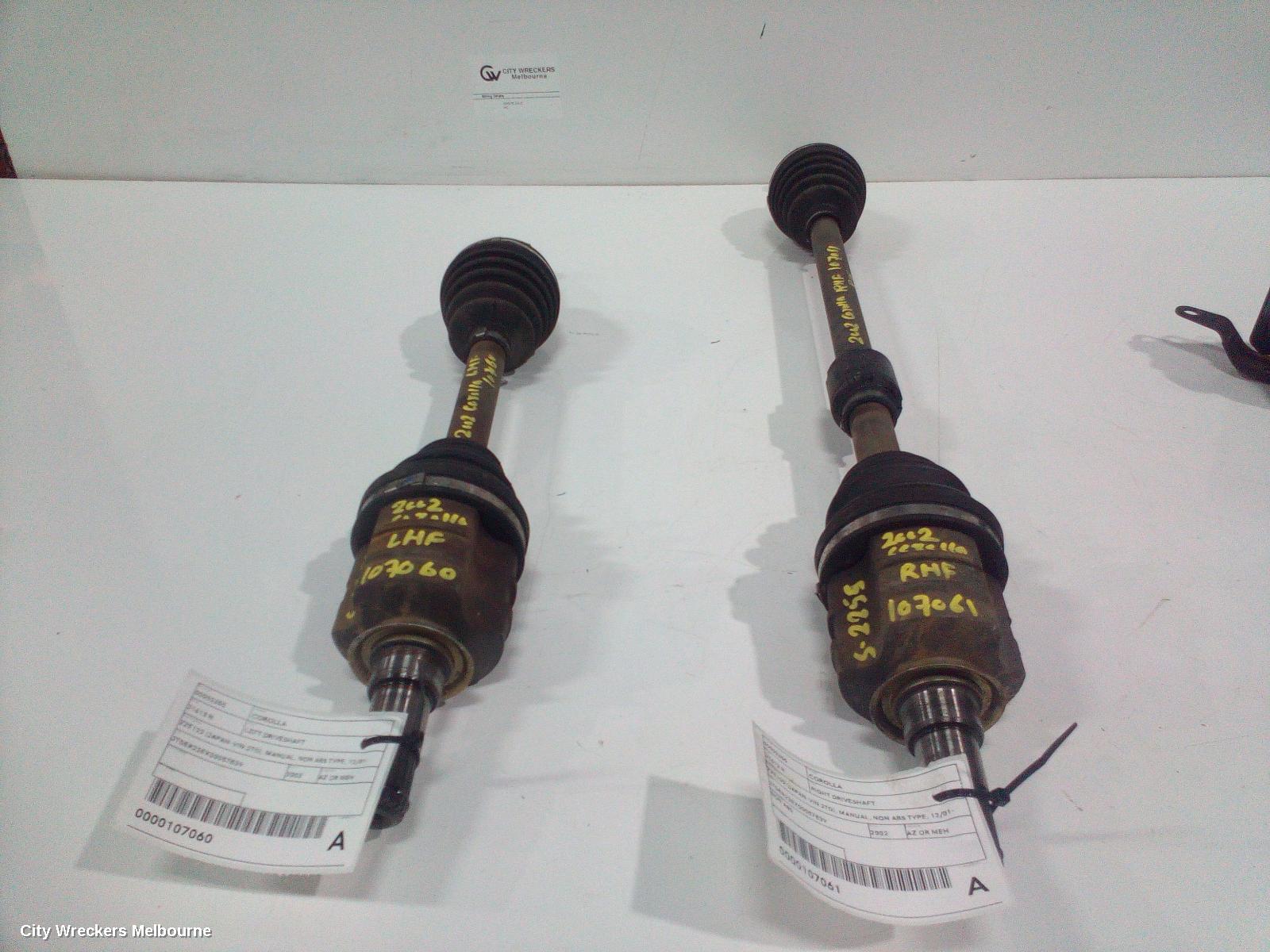 TOYOTA COROLLA RIGHT DRIVESHAFT, ZZE122 (JAPAN-VIN JTD), MANUAL, NON ABS TYPE, 12/2001 - 06/2007 - Image 3