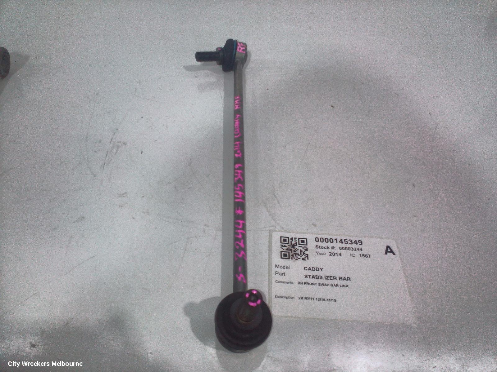 VOLKSWAGEN CADDY STABILISER BAR, 2K MY11 12/2010 - 11/2015 - Image 1