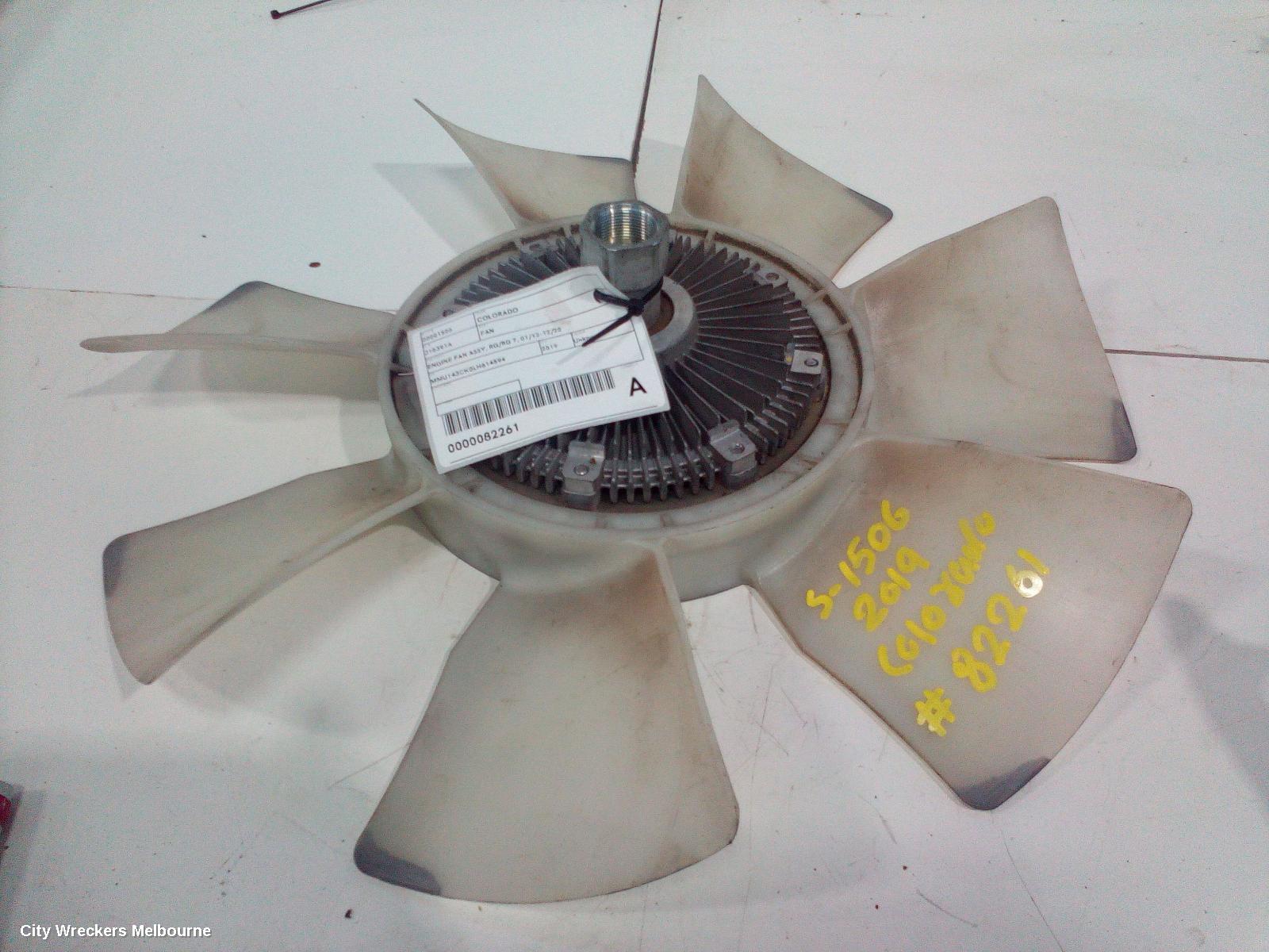 HOLDEN COLORADO FAN, ENGINE FAN ASSY, RG/RG 7, 01/2012 - 12/2020 - Image 1