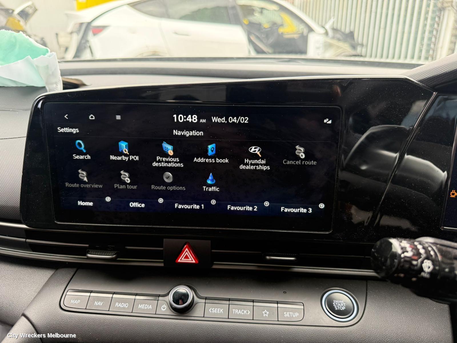 HYUNDAI I30 RADIO/CD/DVD/SAT/TV, HEAD UNIT, 10.25IN, W/ SAT NAV TYPE, W/ PREMIUM AUDIO, CN7, SEDAN (S.KOREA VIN KMHL), 03/2023 ONWARDS - Image 2