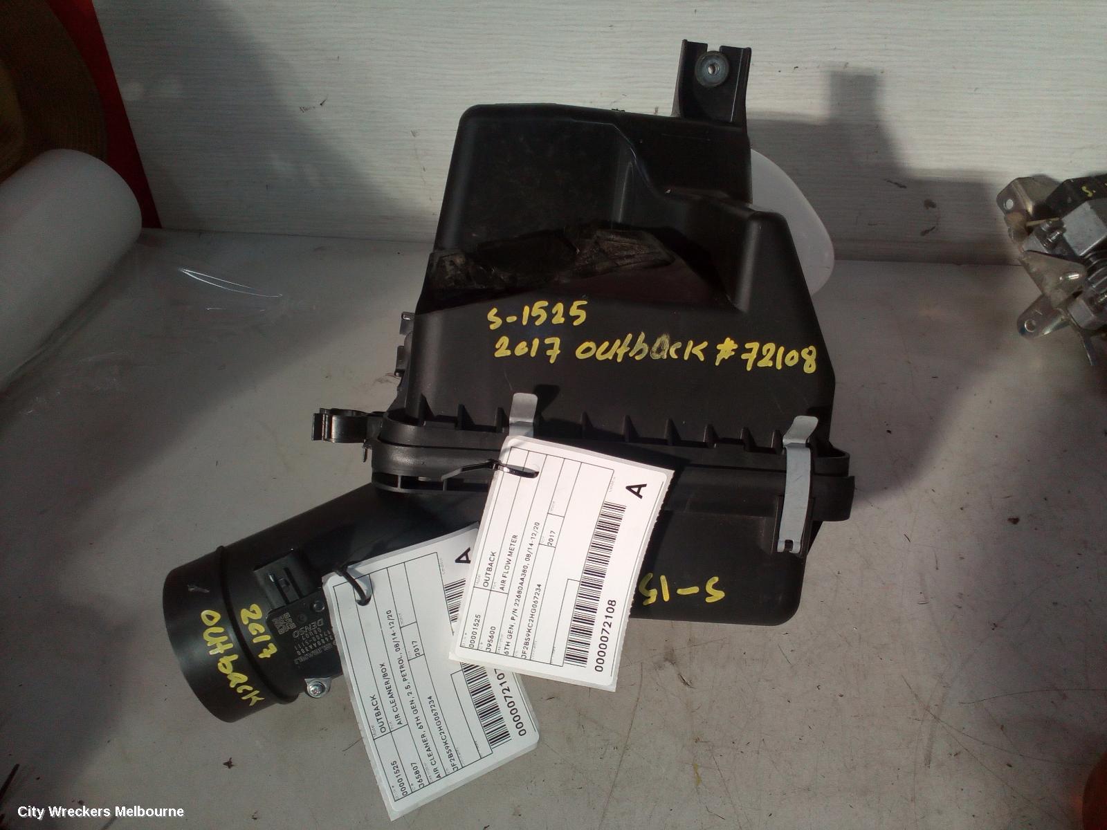 SUBARU OUTBACK AIR FLOW METER, 6TH GEN, P/N 22680AA380, 08/2014 - 12/2020 - Image 2