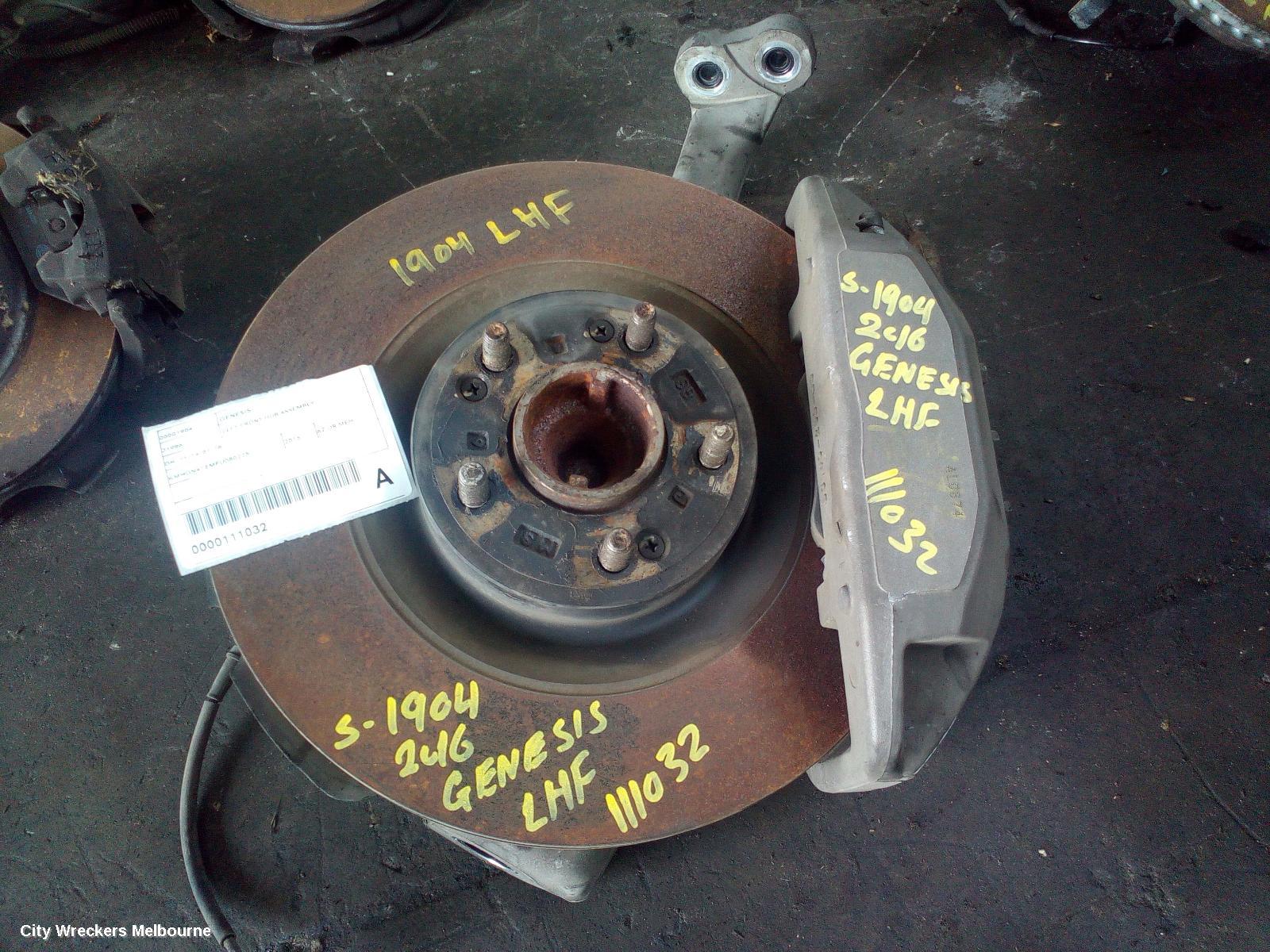 HYUNDAI GENESIS LEFT FRONT HUB ASSEMBLY, DH, 11/2014 - 01/2018 - Image 1