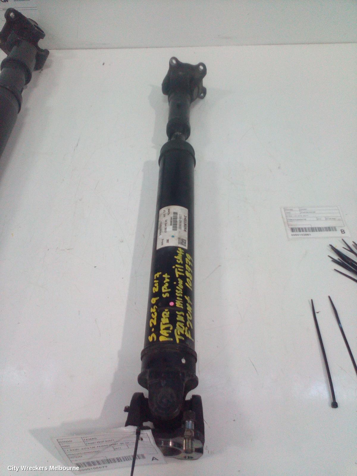 MITSUBISHI PAJERO FRONT PROP SHAFT, 2.4, DIESEL, AUTO T/M, PAJERO SPORT, QE-QF, 10/2015 ONWARDS - Image 2