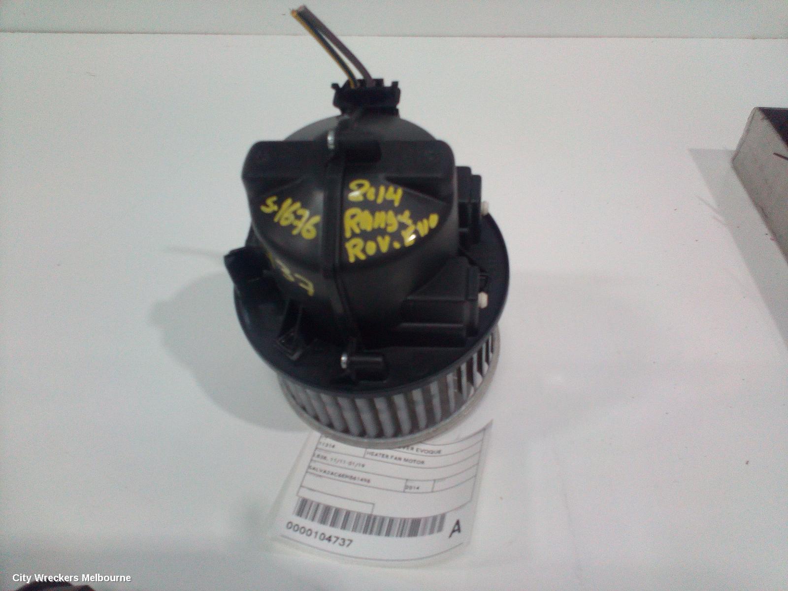 LAND ROVER RANGEROVER EVOQUE HEATER FAN MOTOR, L538, 11/2011 - 01/2019 - Image 1