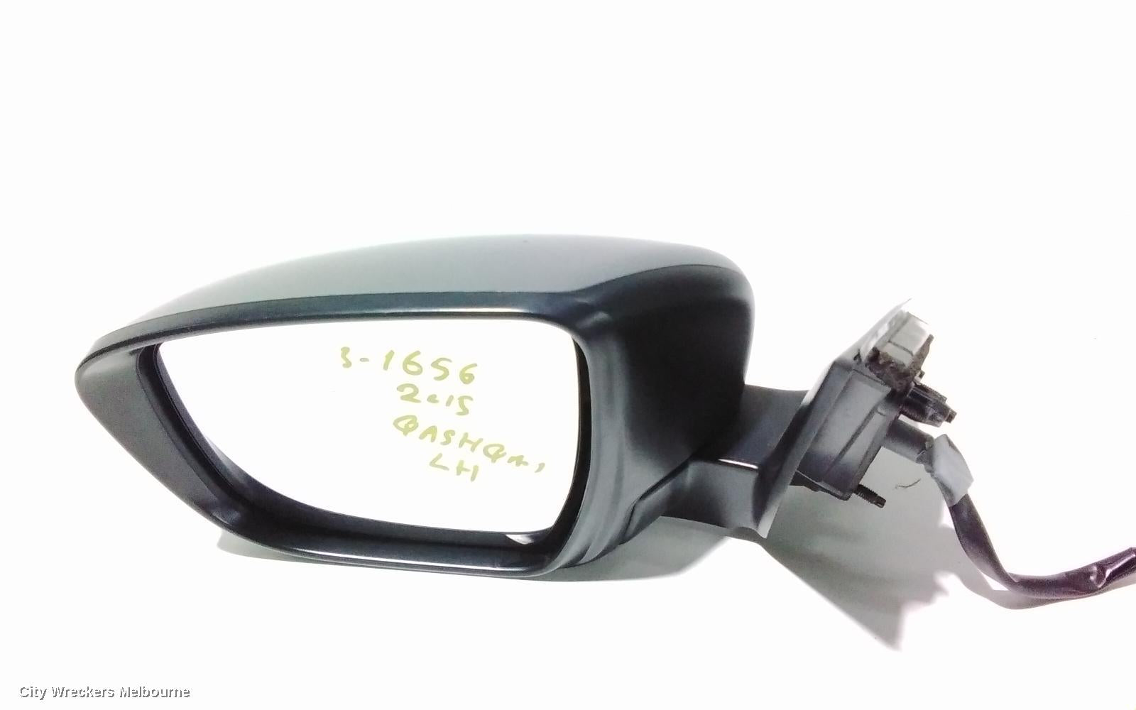 NISSAN QASHQAI LEFT DOOR MIRROR, J11, TI/TL, POWER FOLD, W/ CAMERA TYPE, 06/2014 - 06/2017 - Image 2