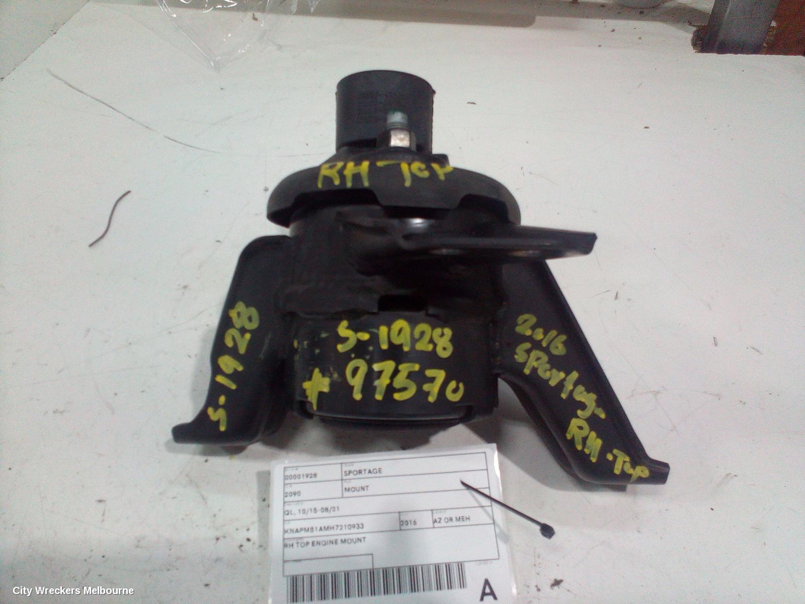 KIA SPORTAGE MOUNT, QL, 10/2015 - 08/2021 - Image 1