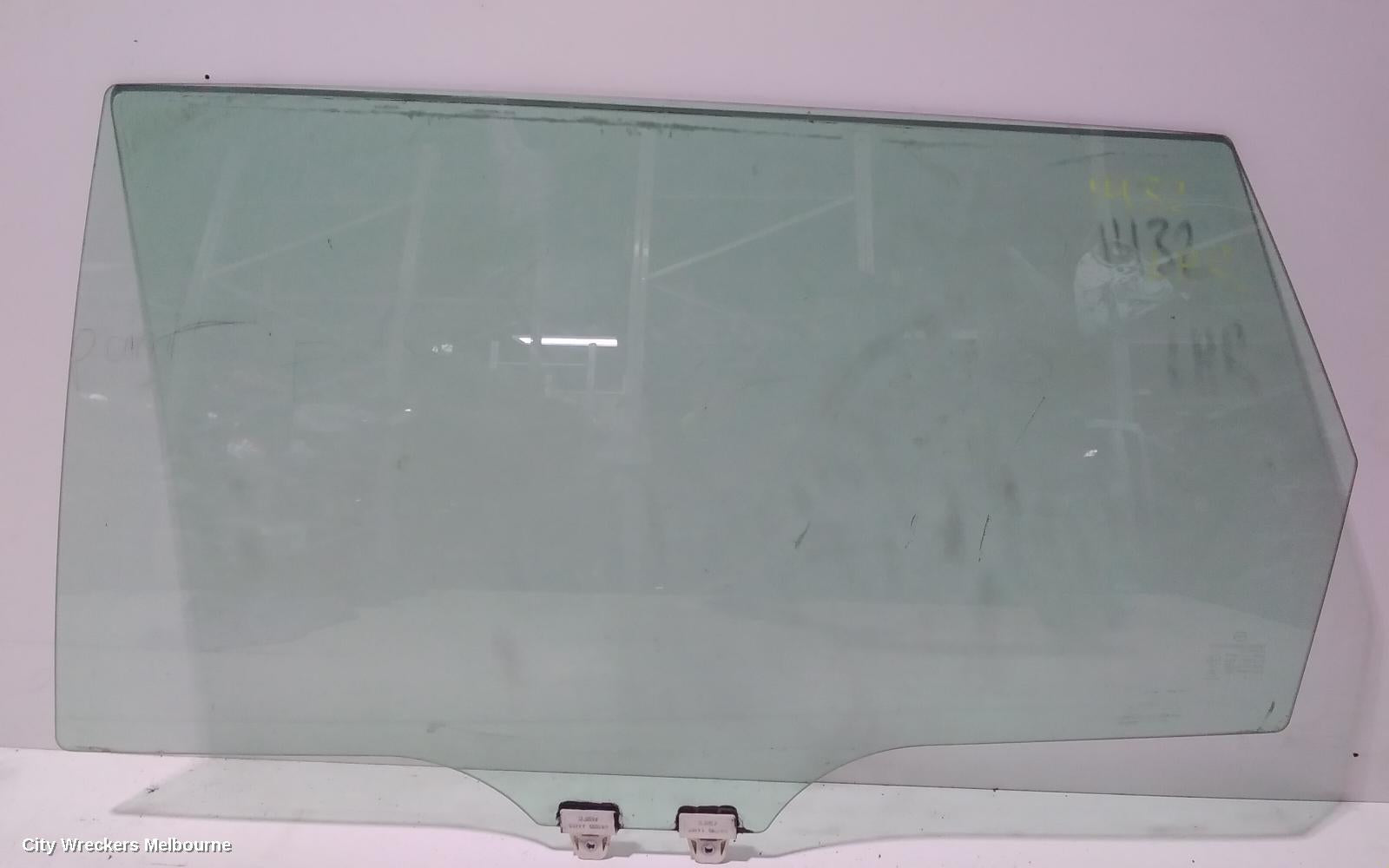 MAZDA CX9 LEFT REAR DOOR WINDOW, TB, 12/2007 - 12/2015 - Image 1