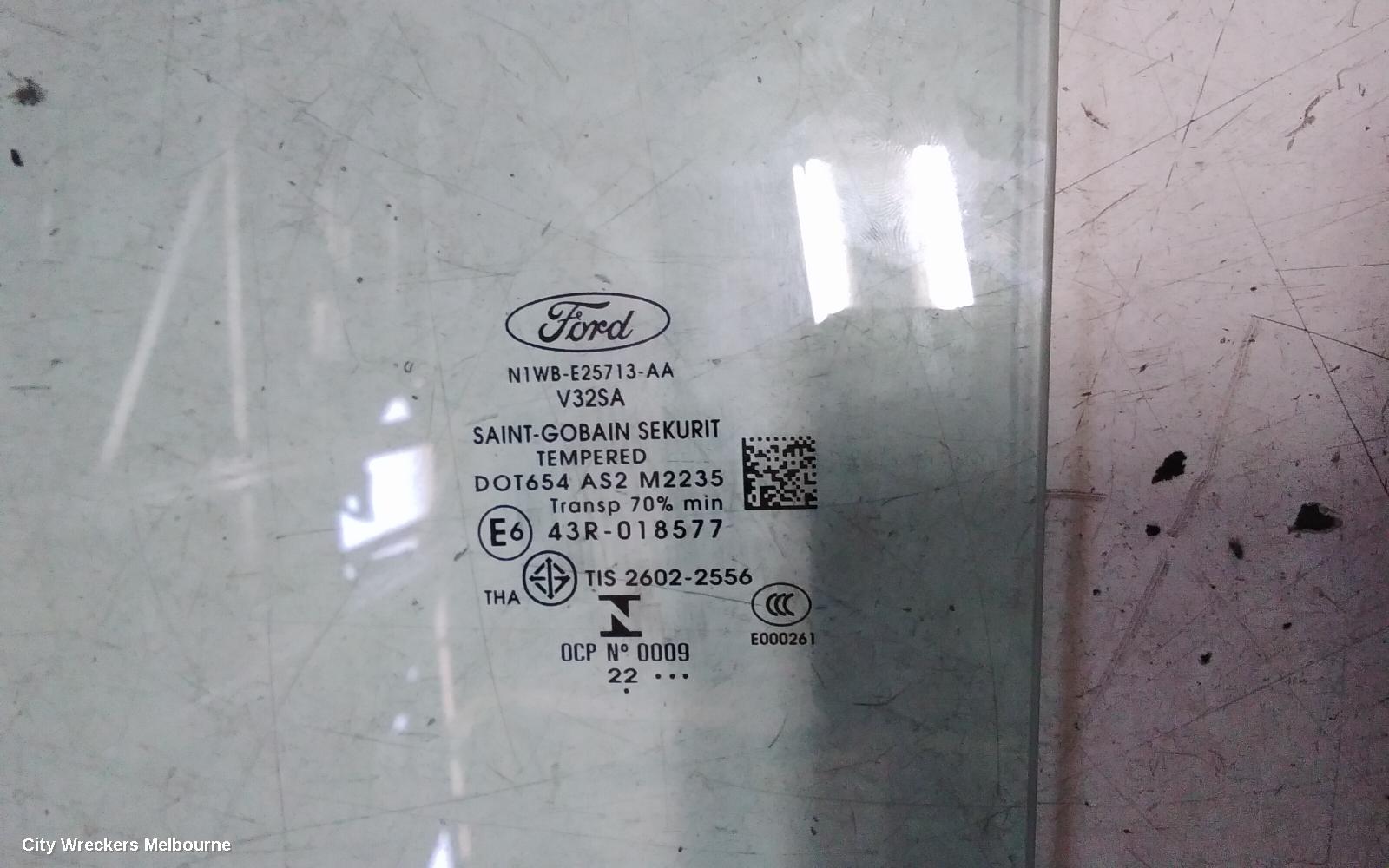 FORD RANGER LEFT REAR DOOR WINDOW, RA, DUAL CAB, 05/2022 ONWARDS - Image 3