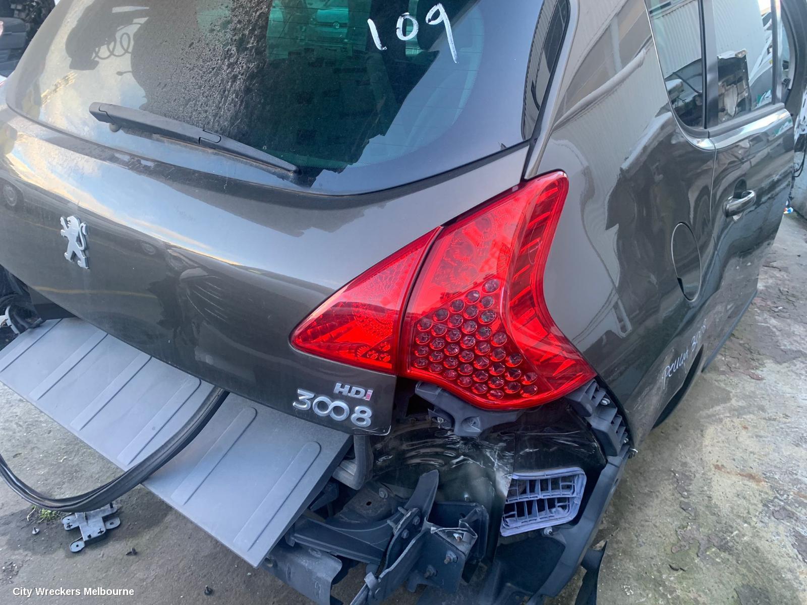 PEUGEOT 3008 BOOTLID/TAILGATE, UPPER TAILGATE, T8, 05/2010 - 11/2014 - Image 2