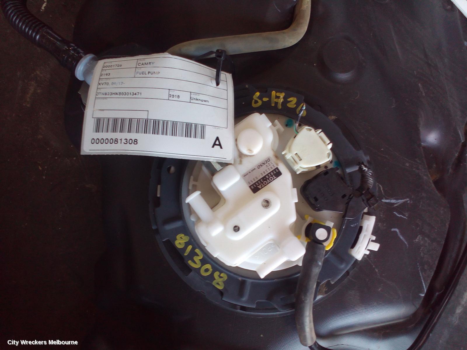 TOYOTA CAMRY FUEL PUMP, XV70, PETROL, 2.5, A25A-FXS, IN TANK (PUMP & SENDER), 09/2017 - 05/2024 - Image 2