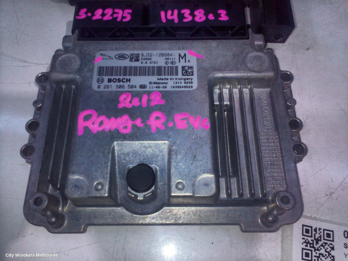 LAND ROVER RANGEROVER EVOQUE ECU, ENGINE ECU, 2.0, PETROL, ECU ONLY, L538, 11/2011 - 01/2019 - Image 2