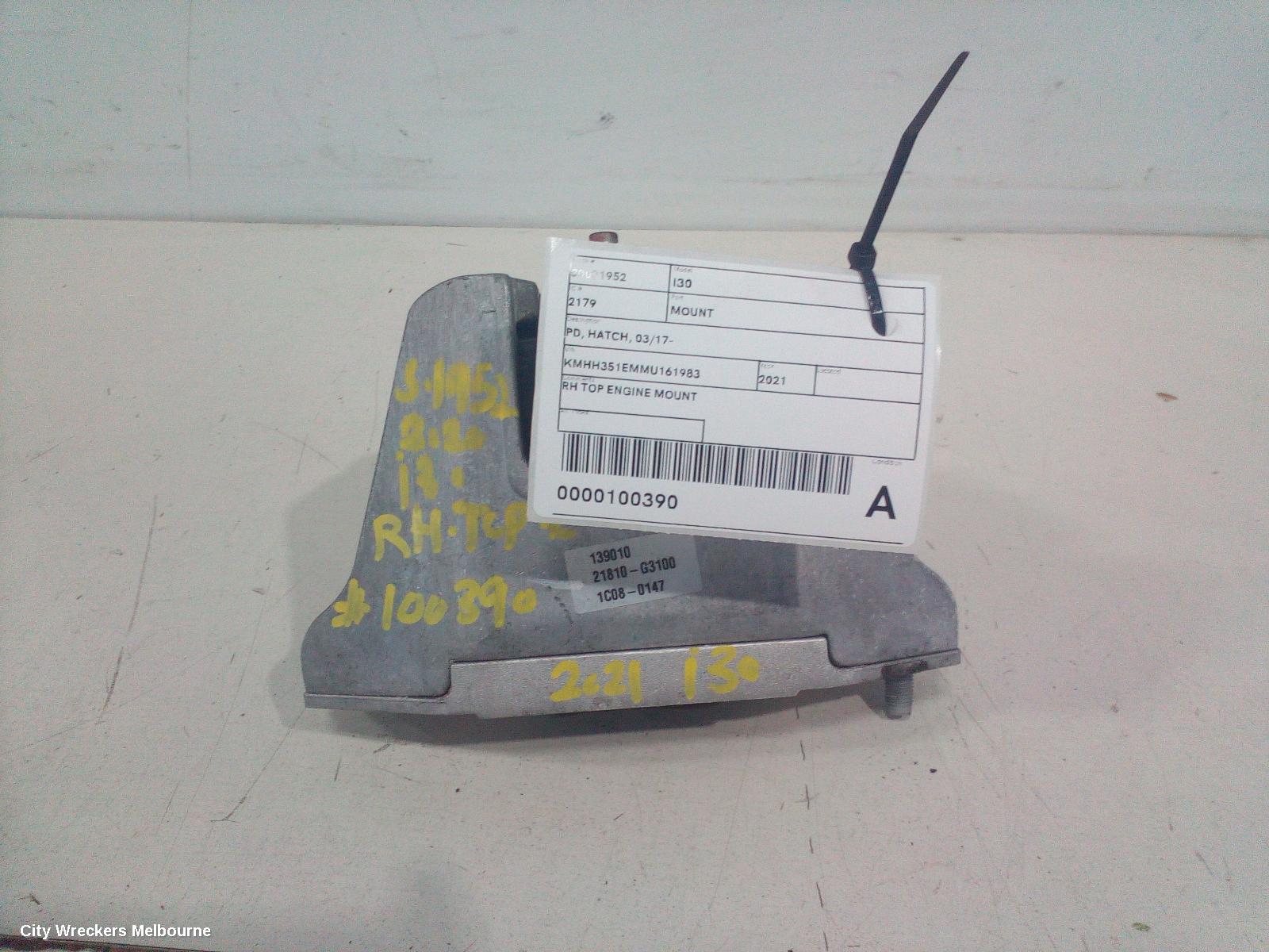 HYUNDAI I30 MOUNT, PD, HATCH, 03/2017 ONWARDS - Image 2