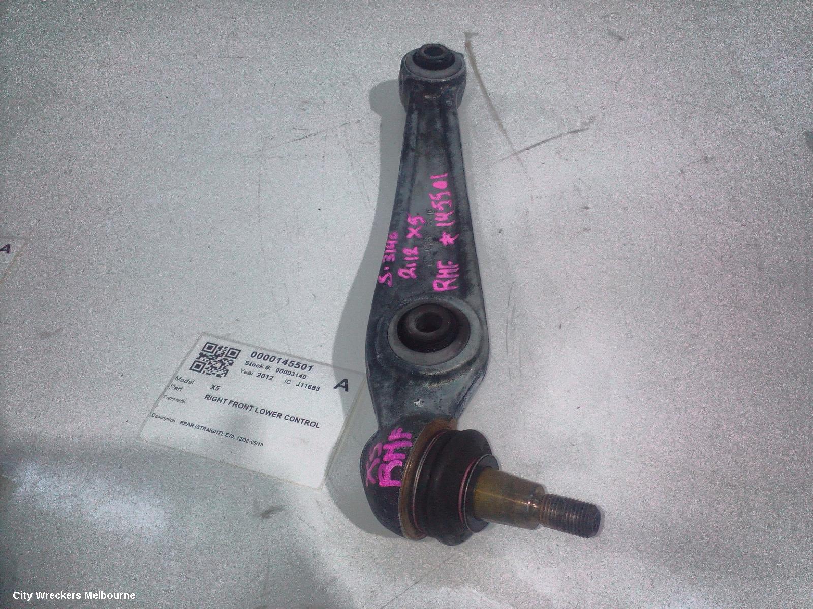 BMW X5 RIGHT FRONT LOWER CONTROL ARM, REAR (STRAIGHT), E70, 12/2006 - 06/2013 - Image 2