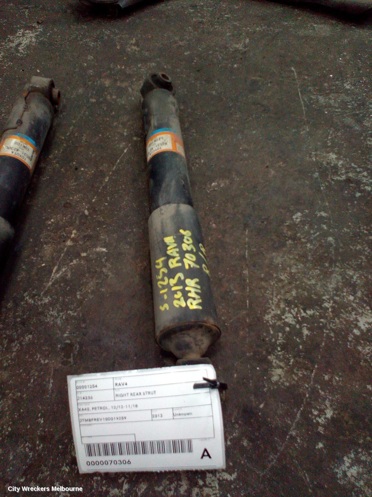 TOYOTA RAV4 RIGHT REAR STRUT, XA40, PETROL, 12/2012 - 11/2018 - Image 2